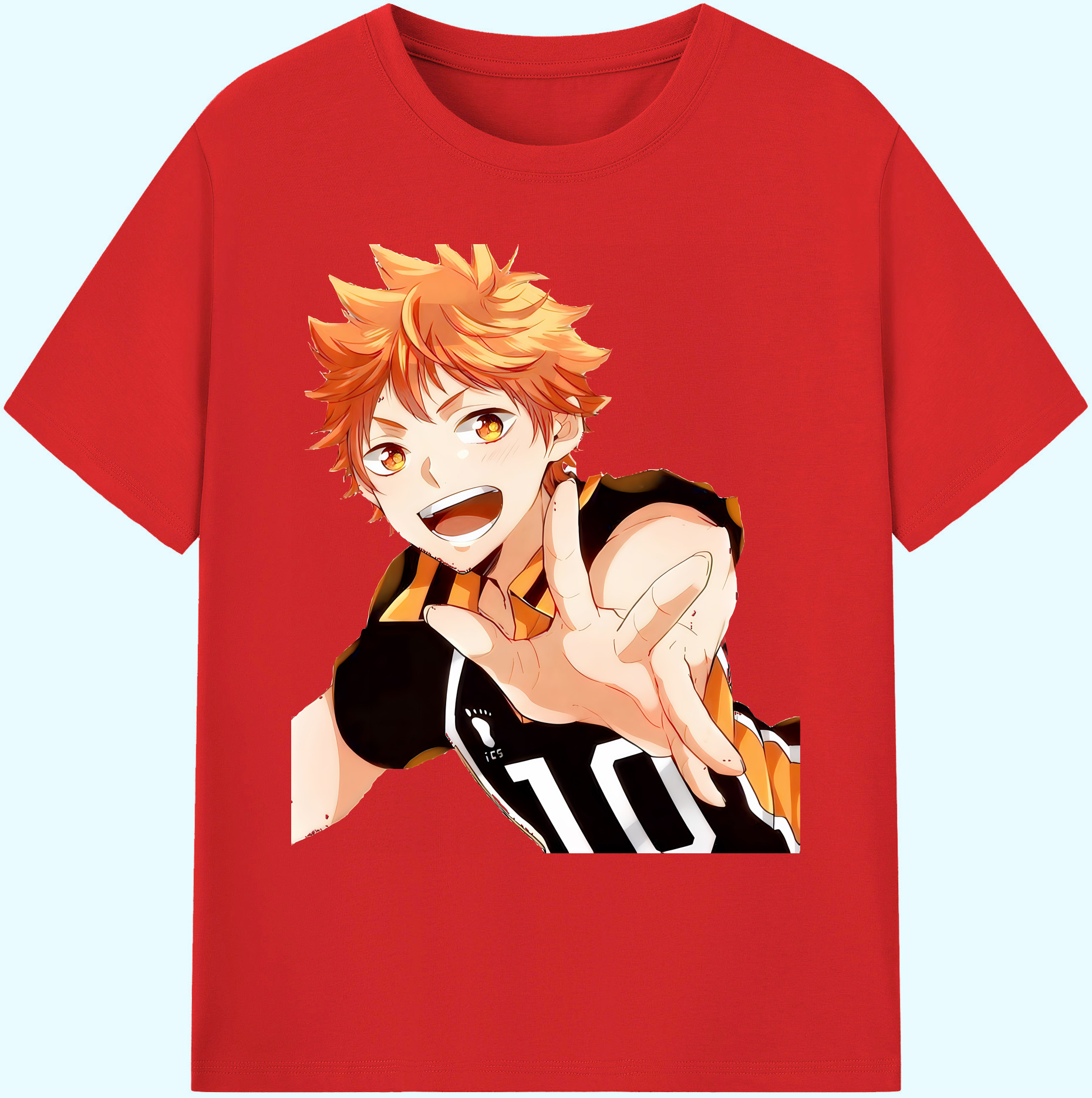 （画像用） ハイキュー!! Haikyu!! 綿100％ メンズ半袖Tシャツ｜肌触りやわらか＆通気性