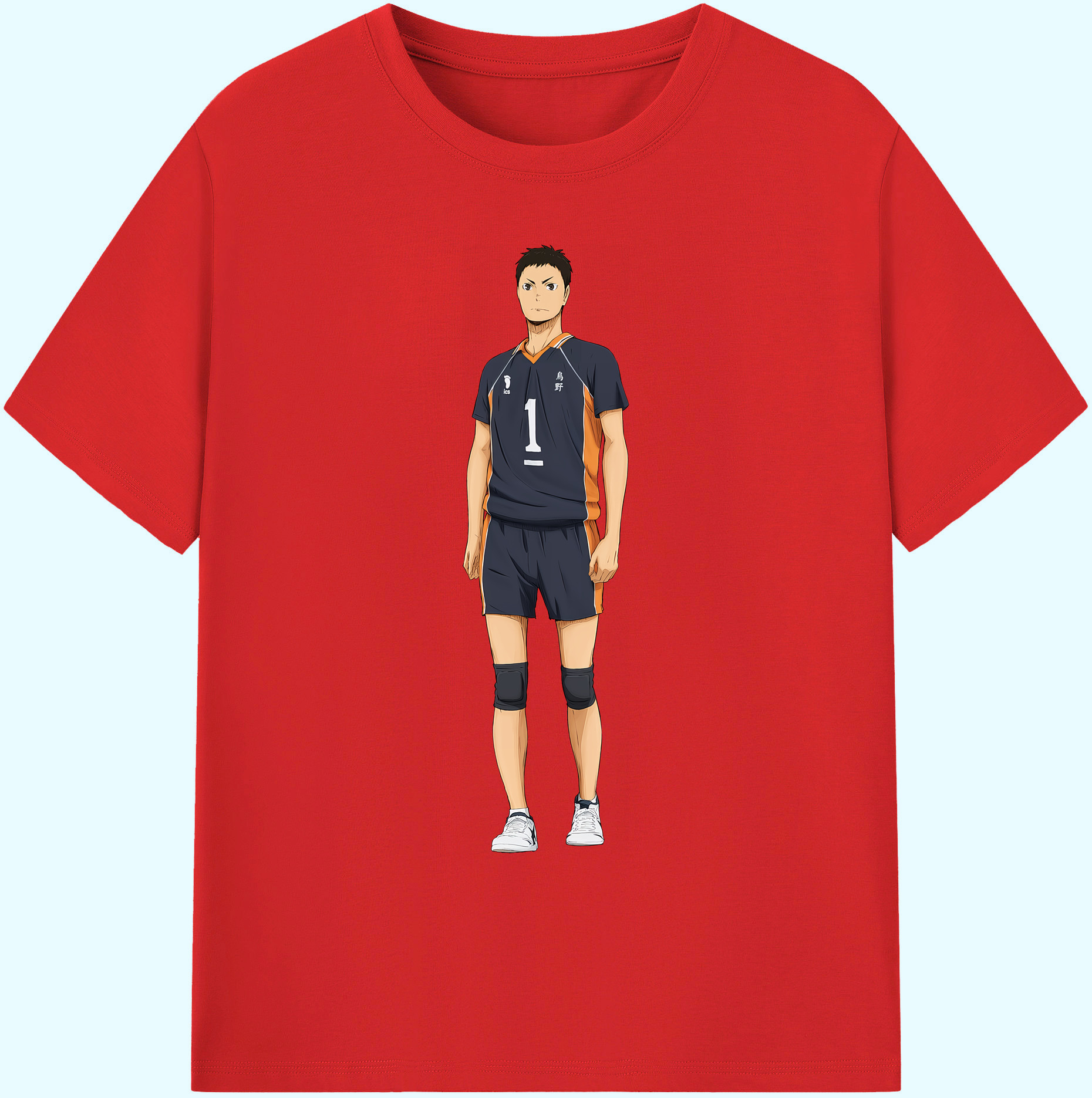 （画像用） ハイキュー!! Haikyu!! 綿100％ メンズ半袖Tシャツ｜肌触りやわらか＆通気性