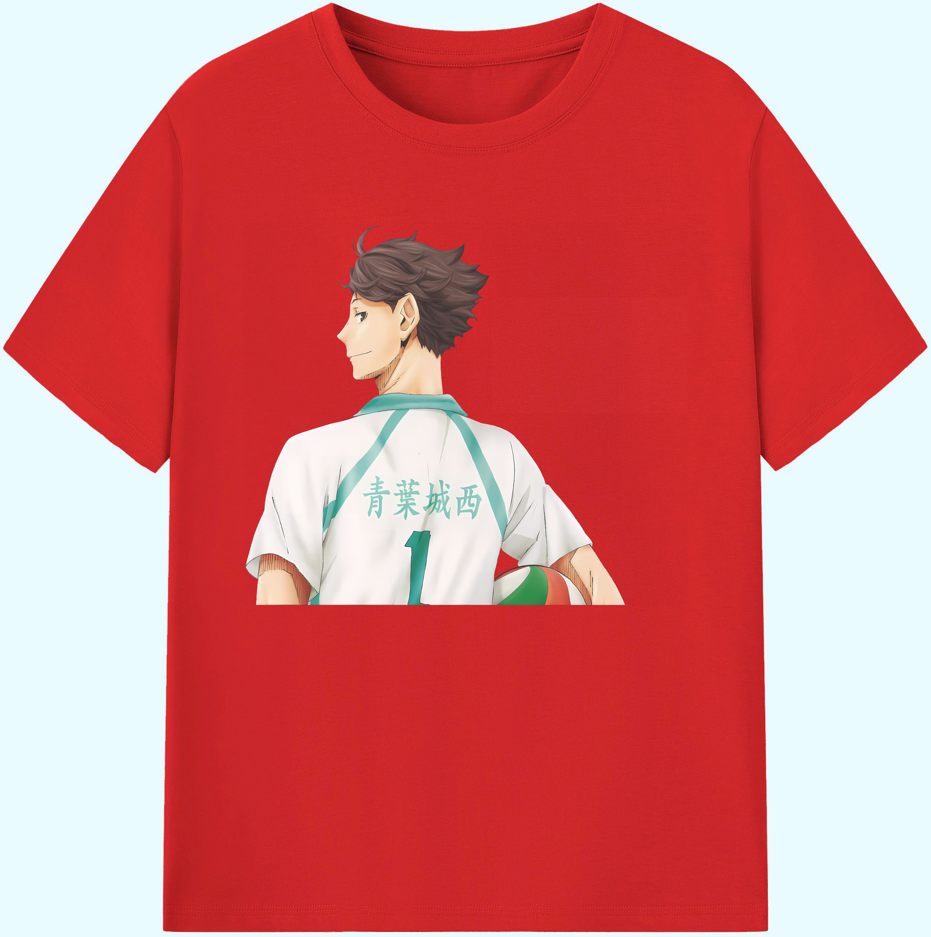 （画像用） ハイキュー!! Haikyu!! 綿100％ メンズ半袖Tシャツ｜肌触りやわらか＆通気性