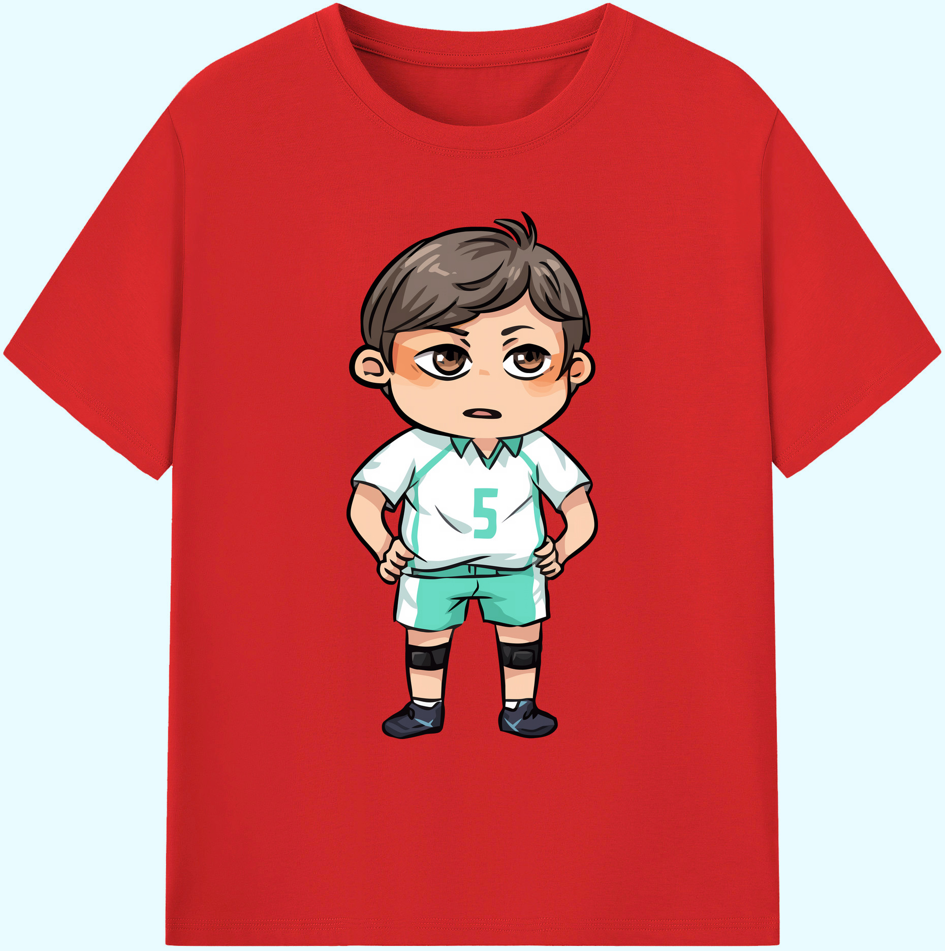 （画像用） ハイキュー!! Haikyu!! 綿100％ メンズ半袖Tシャツ｜肌触りやわらか＆通気性