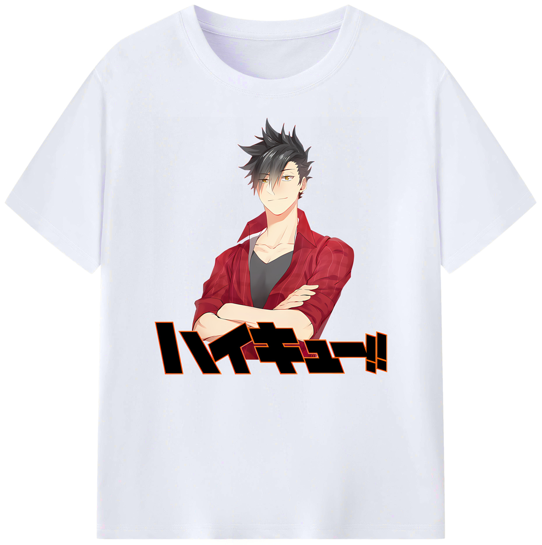 （画像用） ハイキュー!! Haikyu!! 綿100％ メンズ半袖Tシャツ｜肌触りやわらか＆通気性