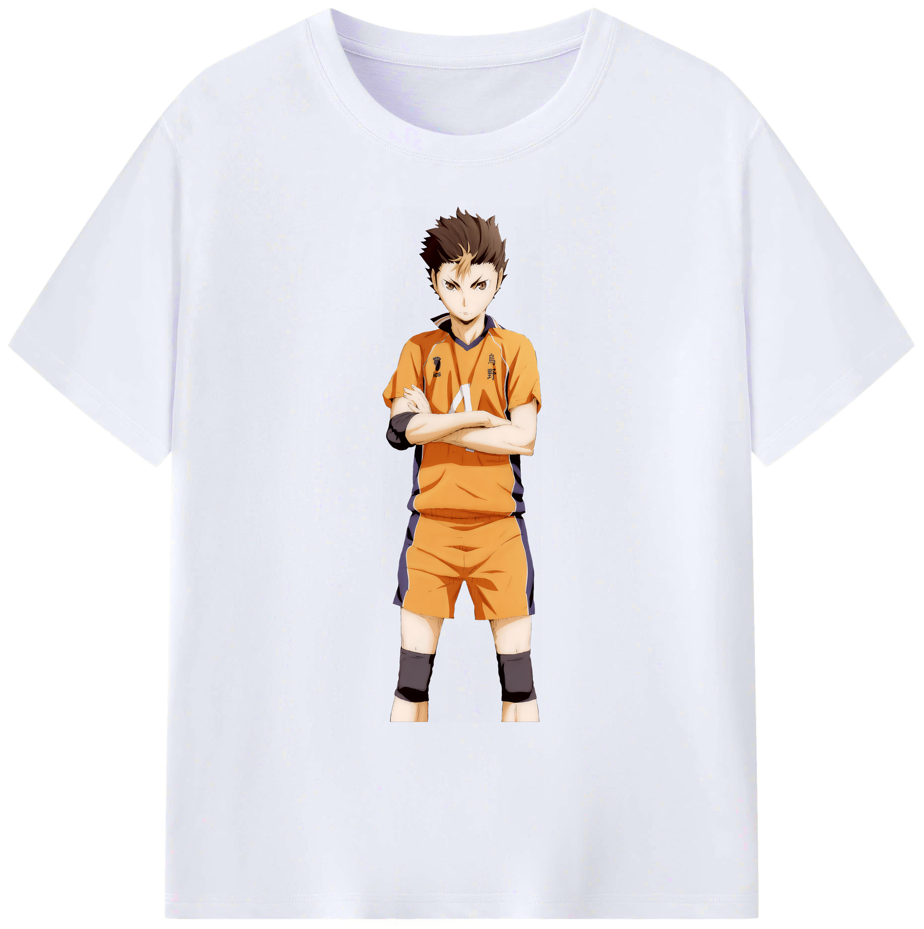 （画像用） ハイキュー!! Haikyu!! 綿100％ メンズ半袖Tシャツ｜肌触りやわらか＆通気性