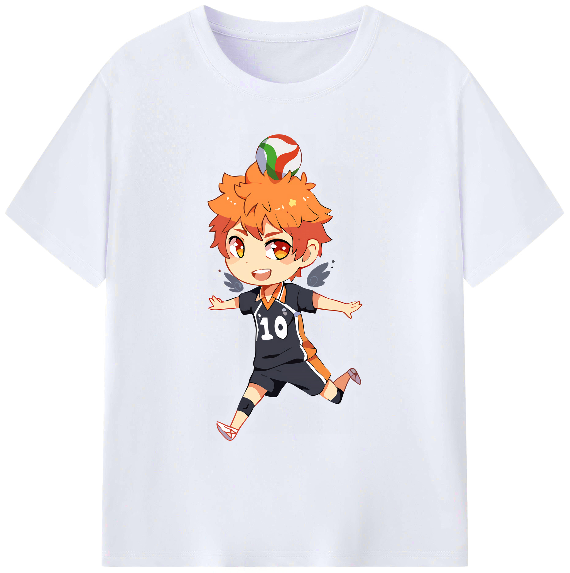 （画像用） ハイキュー!! Haikyu!! 綿100％ メンズ半袖Tシャツ｜肌触りやわらか＆通気性
