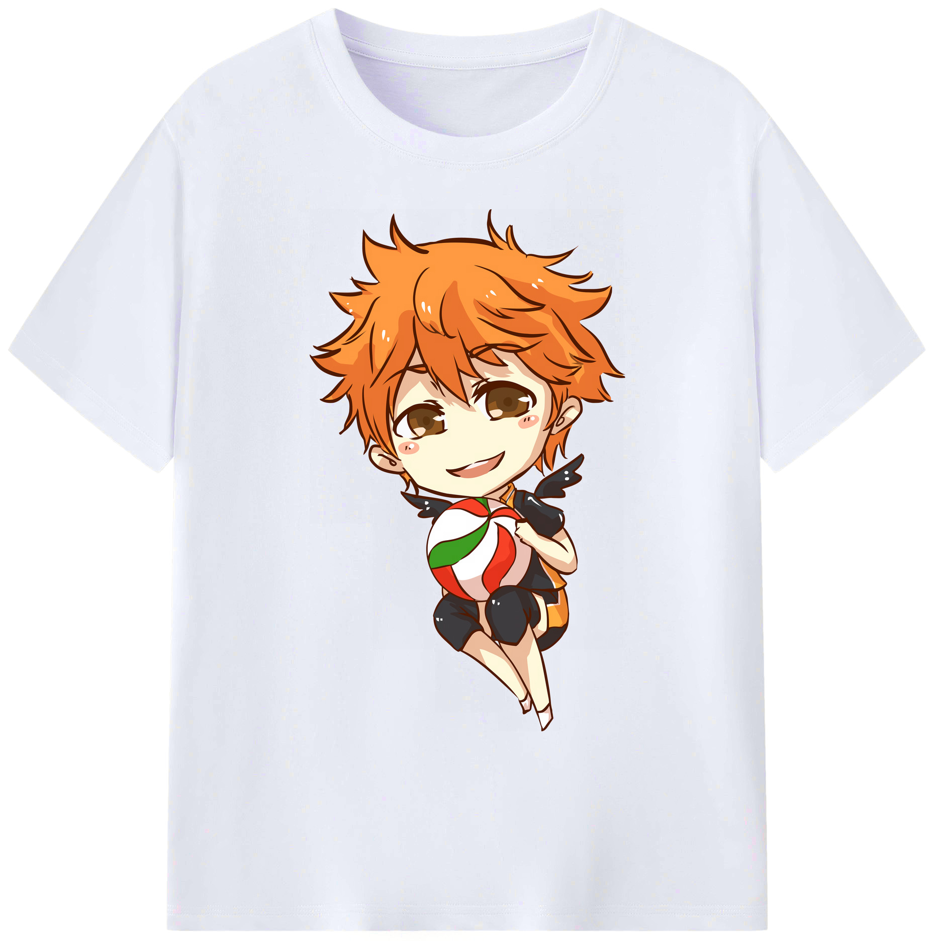 （画像用） ハイキュー!! Haikyu!! 綿100％ メンズ半袖Tシャツ｜肌触りやわらか＆通気性