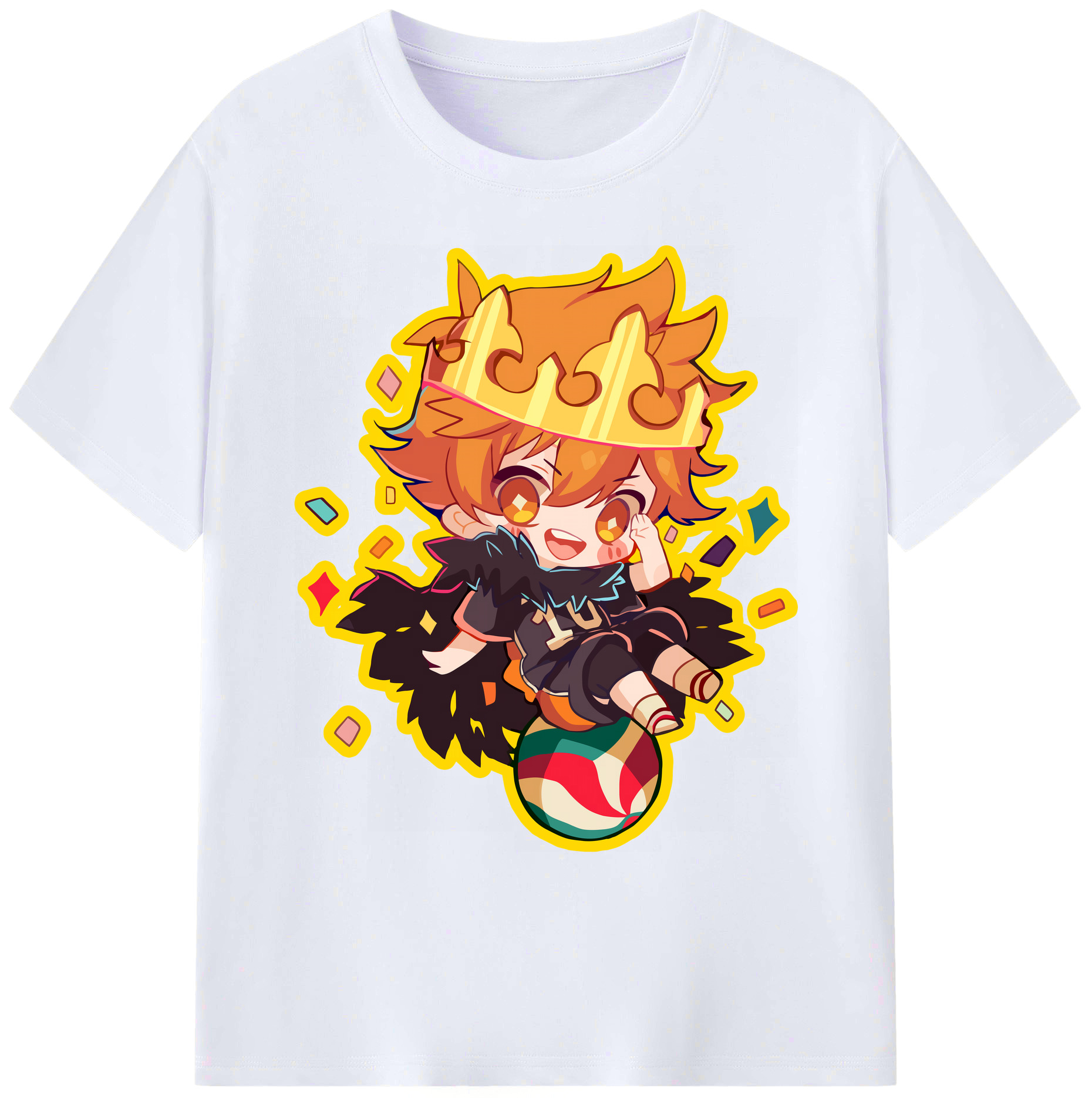 （画像用） ハイキュー!! Haikyu!! 綿100％ メンズ半袖Tシャツ｜肌触りやわらか＆通気性
