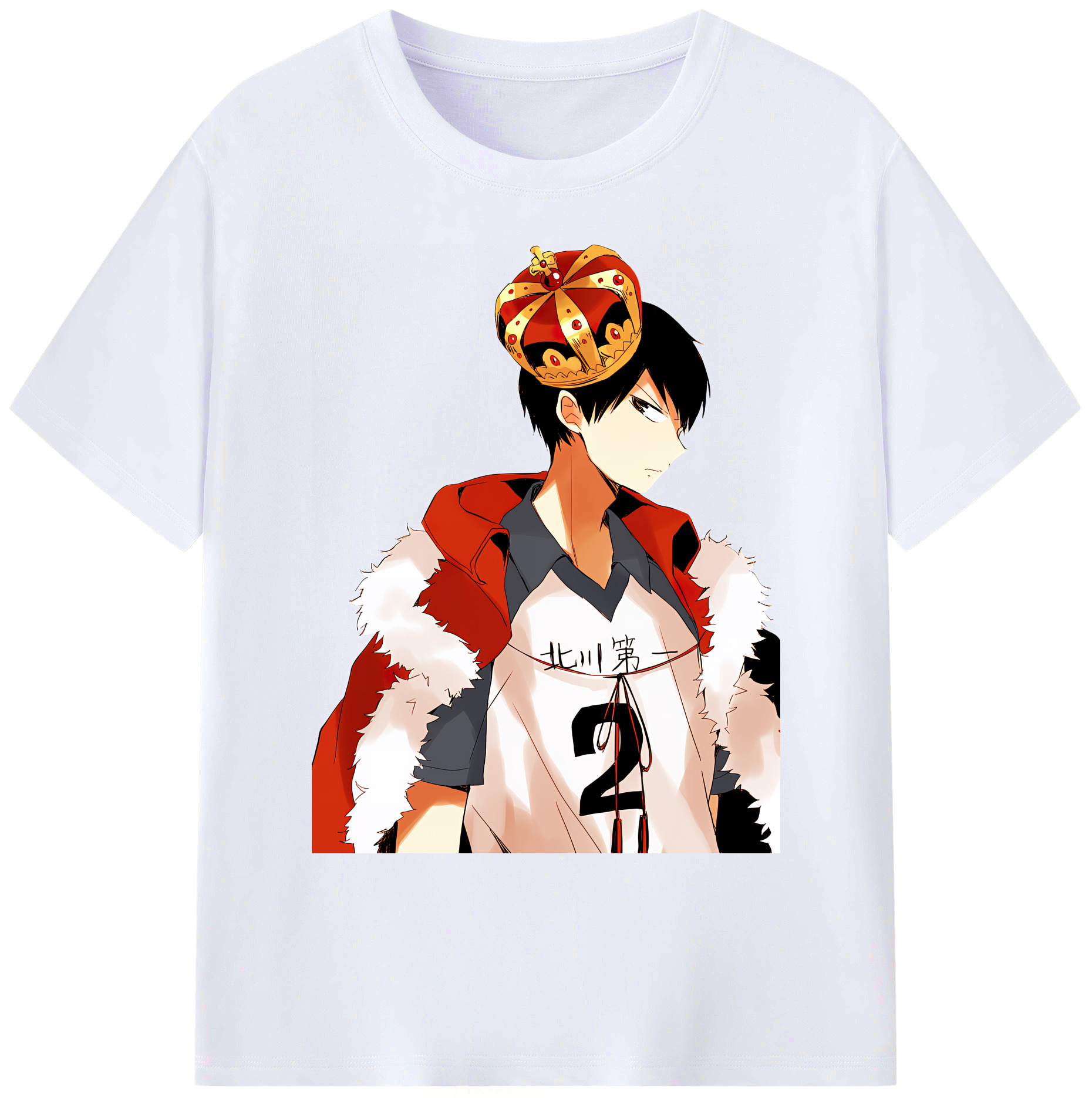 （画像用） ハイキュー!! Haikyu!! 綿100％ メンズ半袖Tシャツ｜肌触りやわらか＆通気性