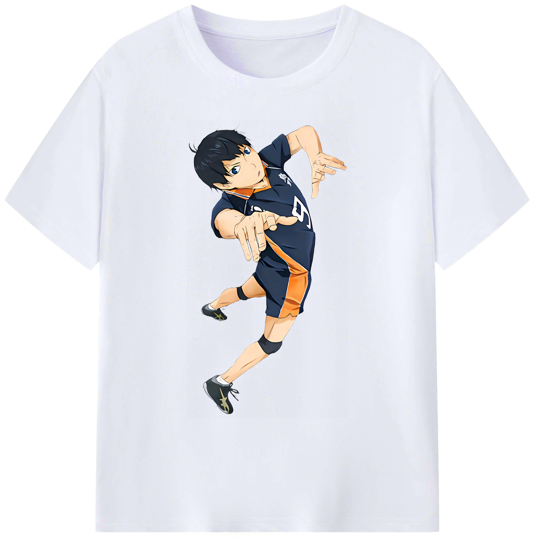 （画像用） ハイキュー!! Haikyu!! 綿100％ メンズ半袖Tシャツ｜肌触りやわらか＆通気性