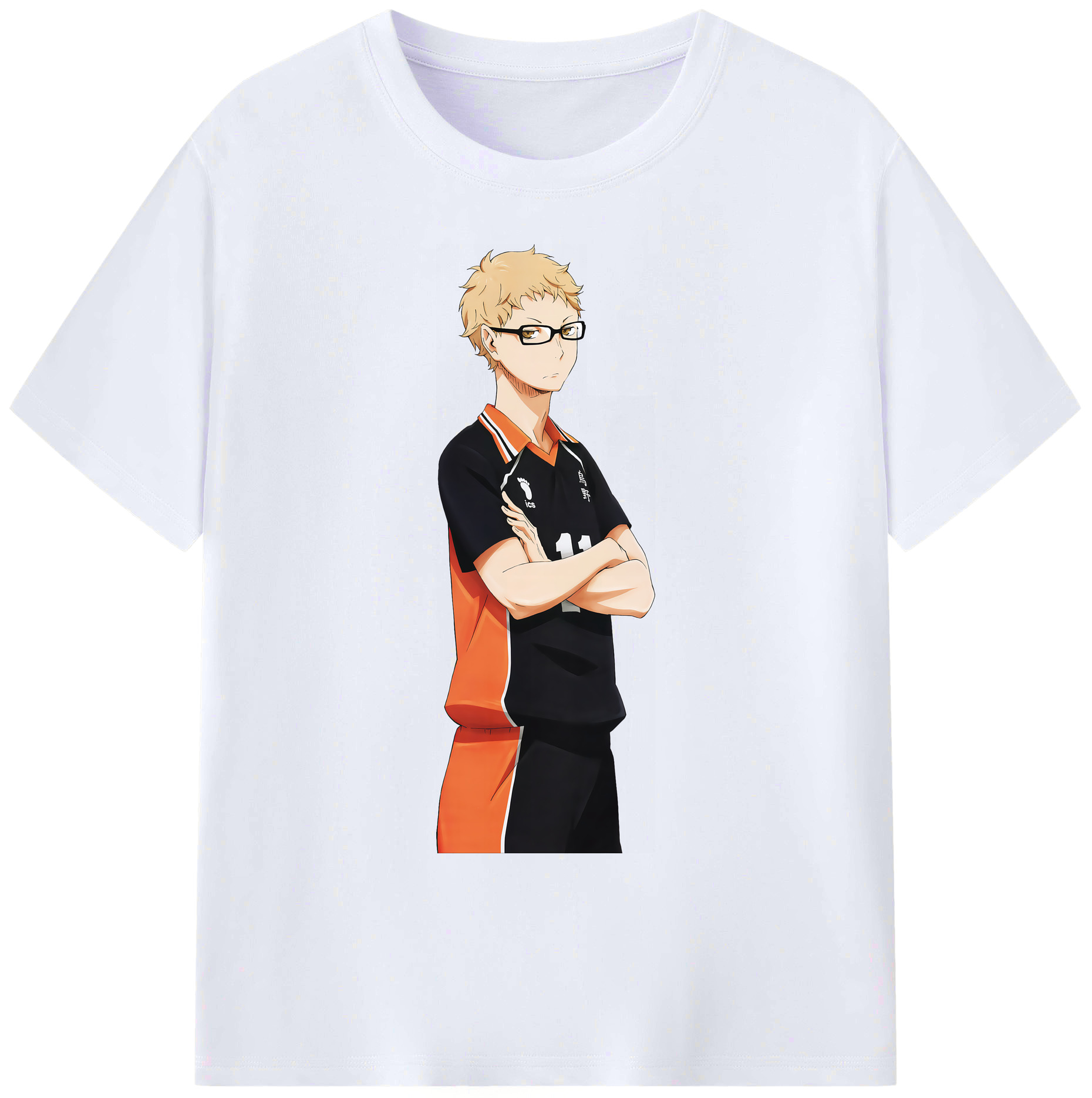 （画像用） ハイキュー!! Haikyu!! 綿100％ メンズ半袖Tシャツ｜肌触りやわらか＆通気性