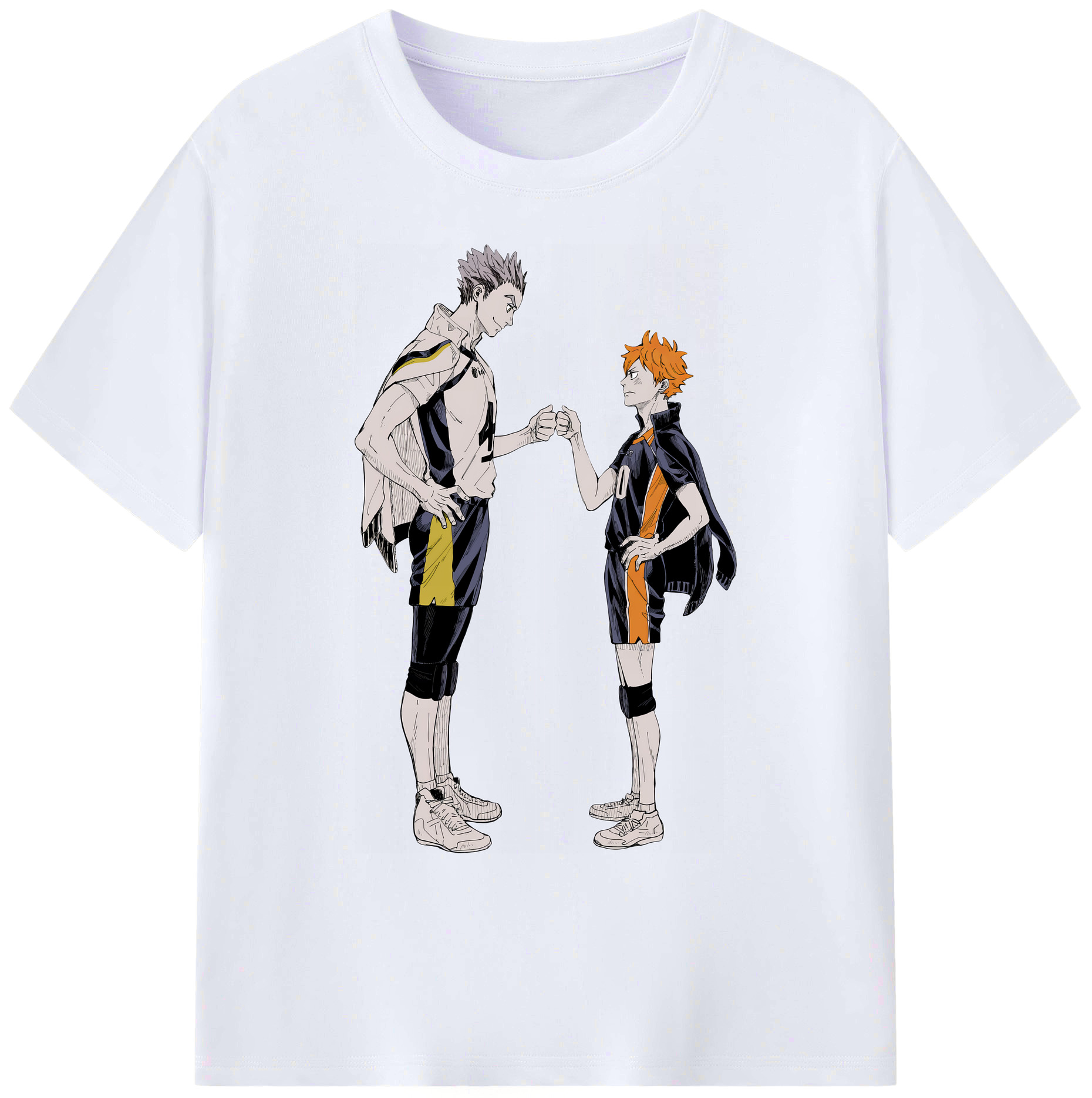 （画像用） ハイキュー!! Haikyu!! 綿100％ メンズ半袖Tシャツ｜肌触りやわらか＆通気性