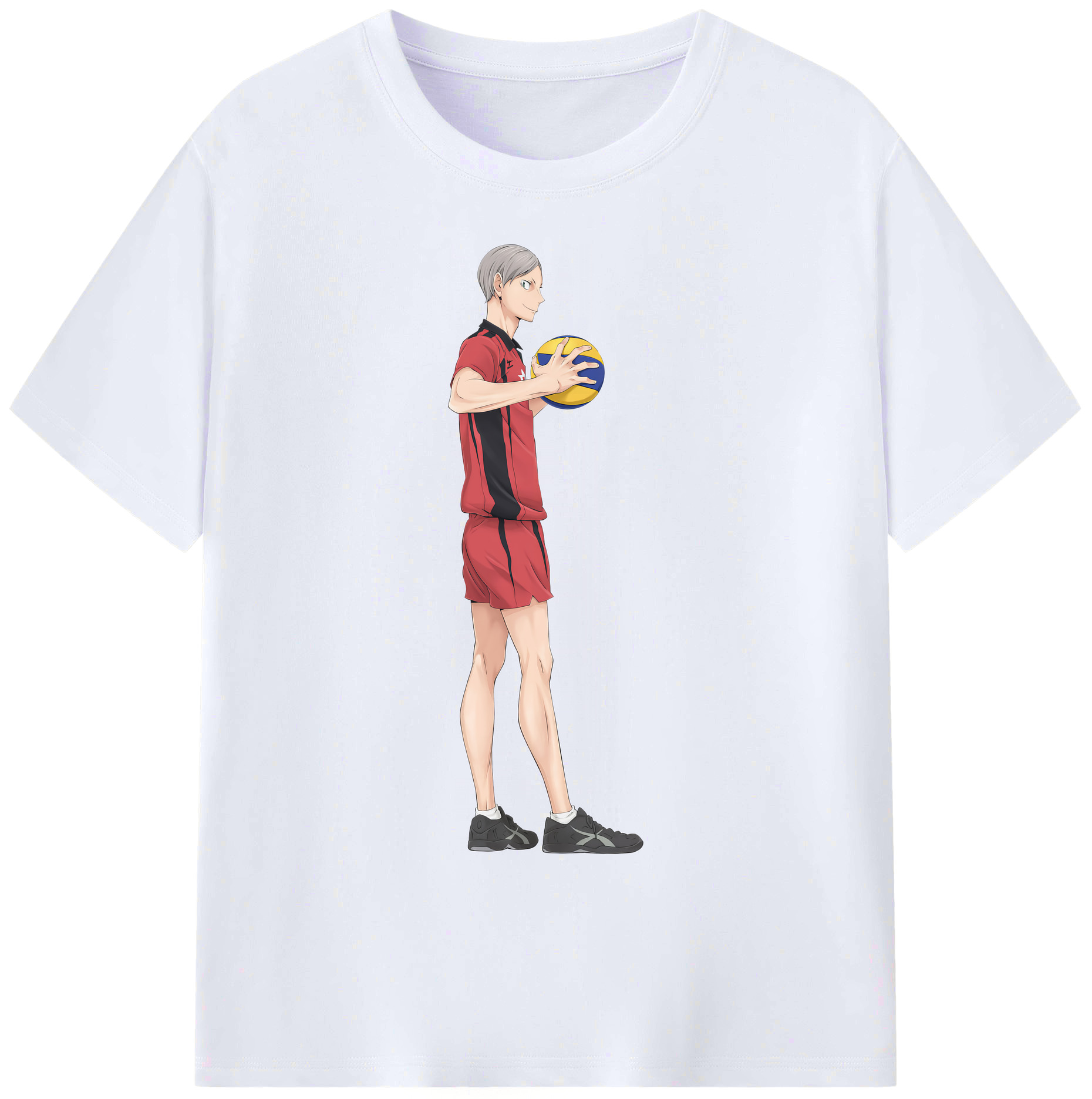 （画像用） ハイキュー!! Haikyu!! 綿100％ メンズ半袖Tシャツ｜肌触りやわらか＆通気性
