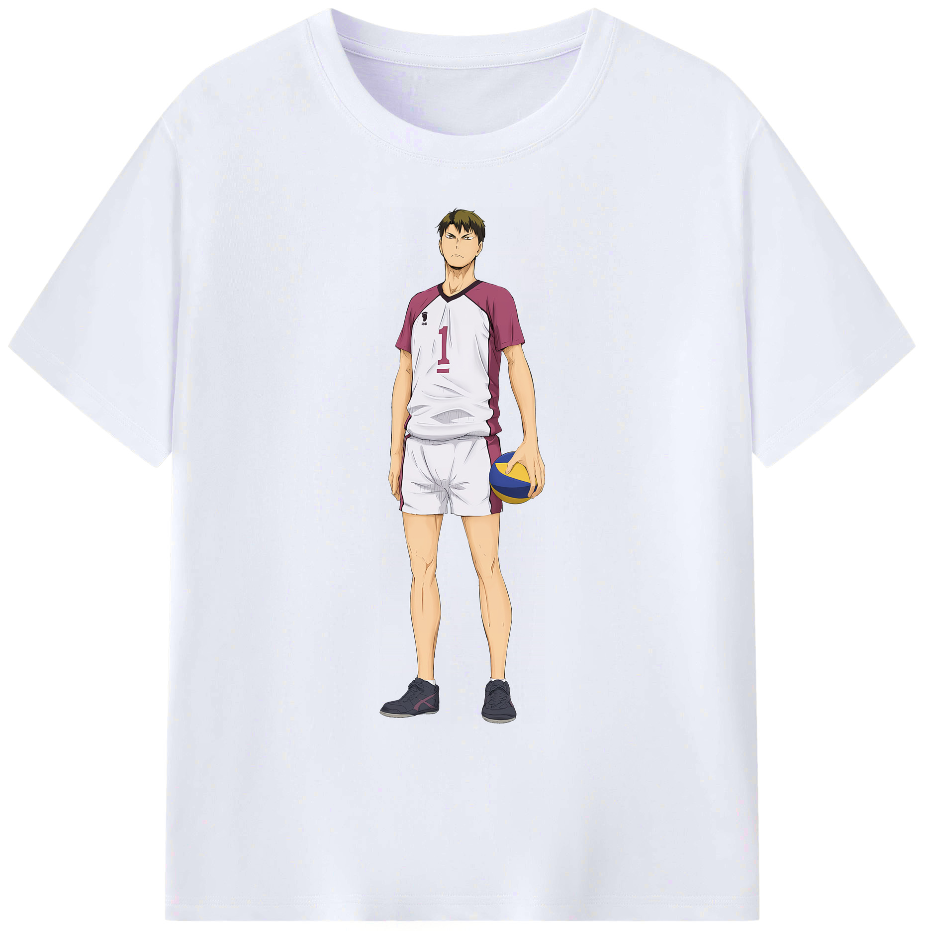 （画像用） ハイキュー!! Haikyu!! 綿100％ メンズ半袖Tシャツ｜肌触りやわらか＆通気性