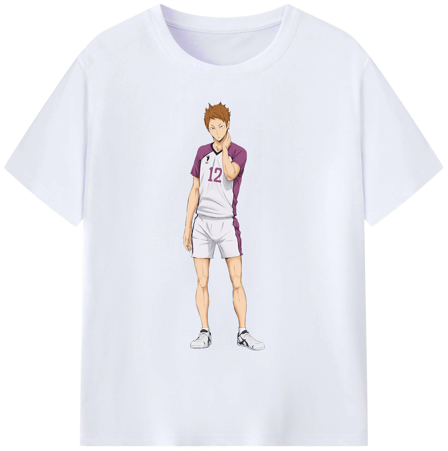 （画像用） ハイキュー!! Haikyu!! 綿100％ メンズ半袖Tシャツ｜肌触りやわらか＆通気性