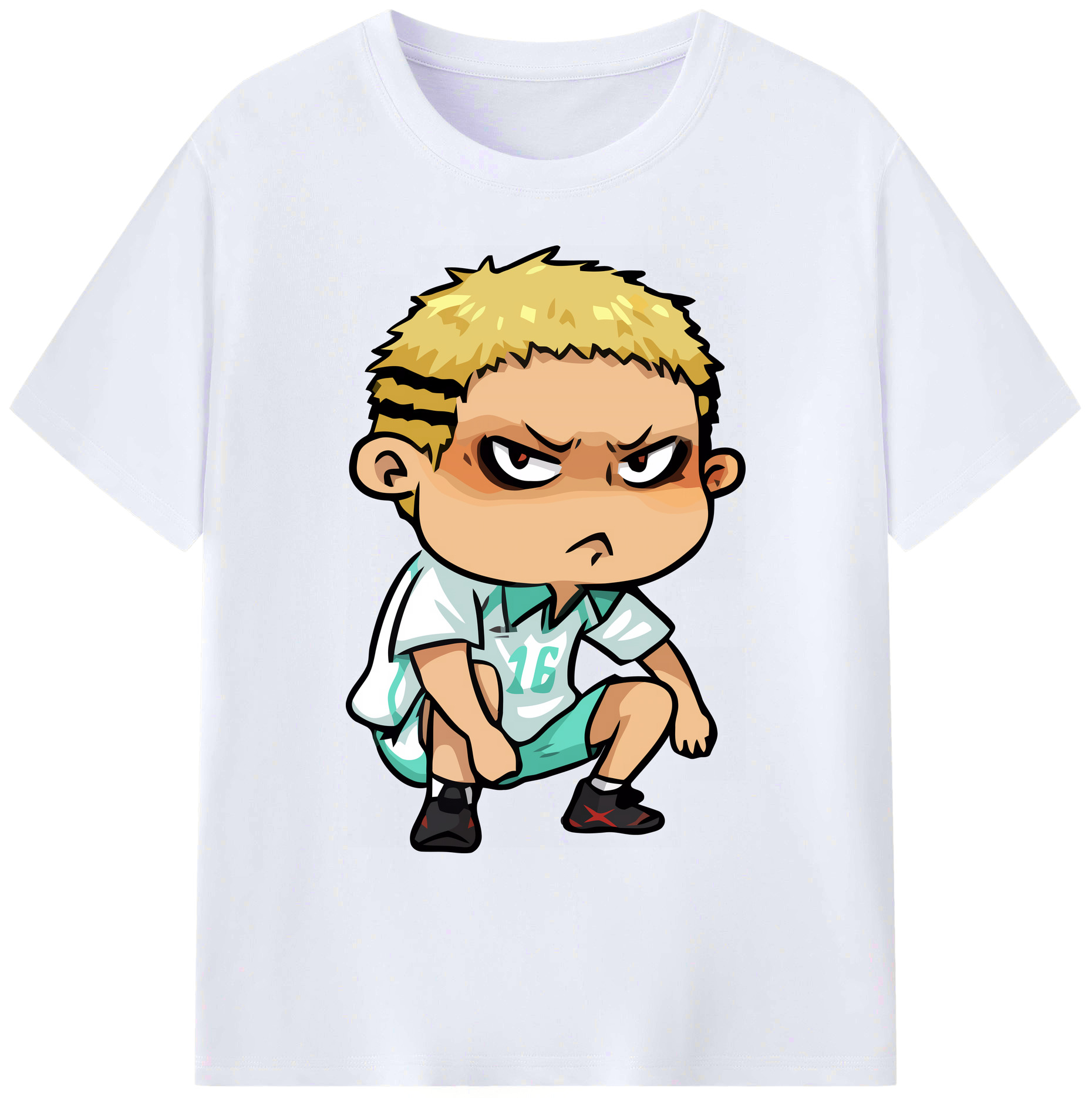 （画像用） ハイキュー!! Haikyu!! 綿100％ メンズ半袖Tシャツ｜肌触りやわらか＆通気性