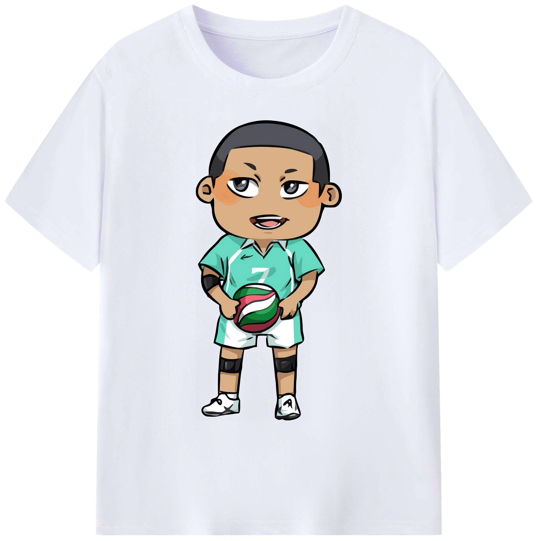 （画像用） ハイキュー!! Haikyu!! 綿100％ メンズ半袖Tシャツ｜肌触りやわらか＆通気性