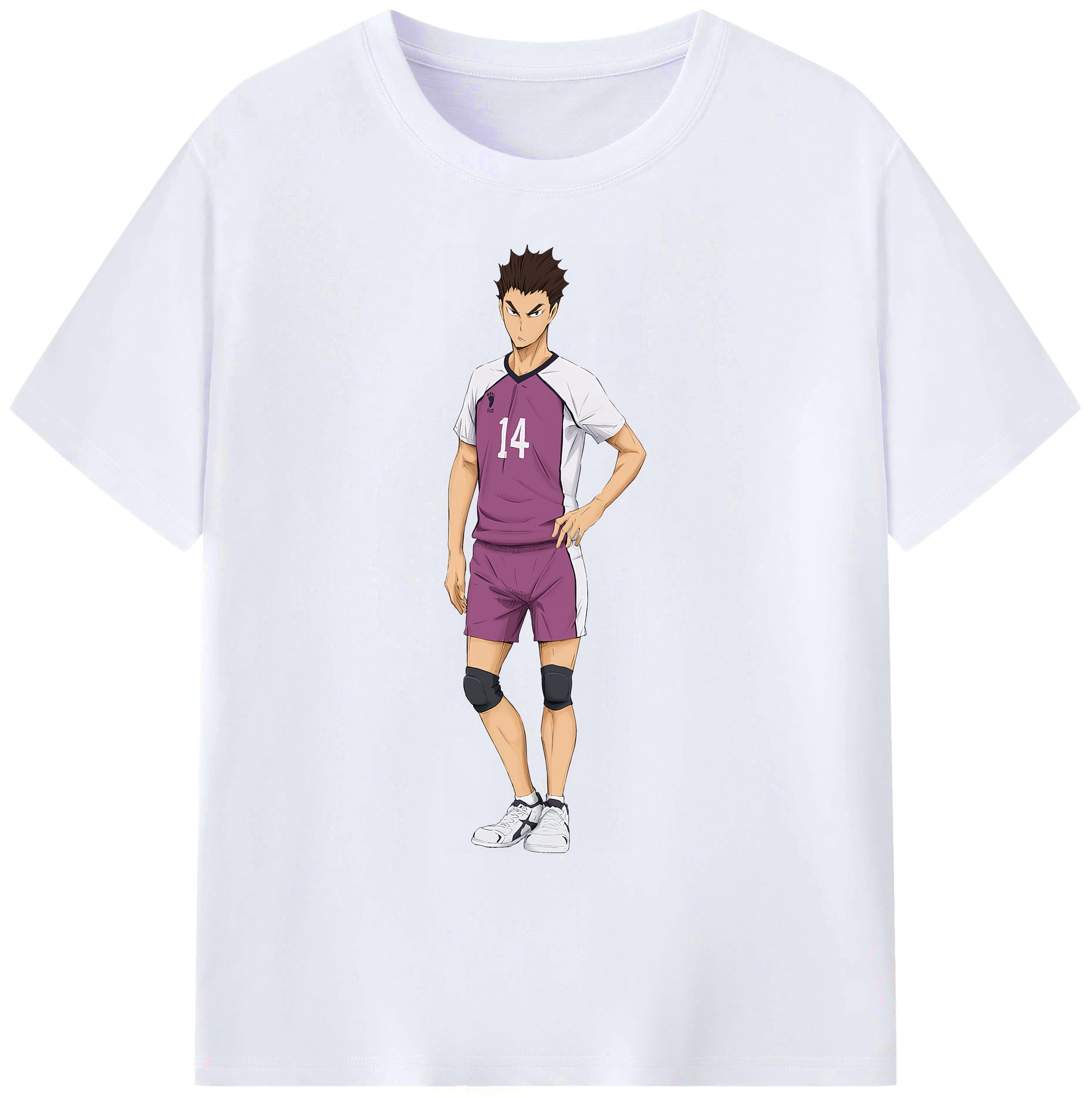 （画像用） ハイキュー!! Haikyu!! 綿100％ メンズ半袖Tシャツ｜肌触りやわらか＆通気性