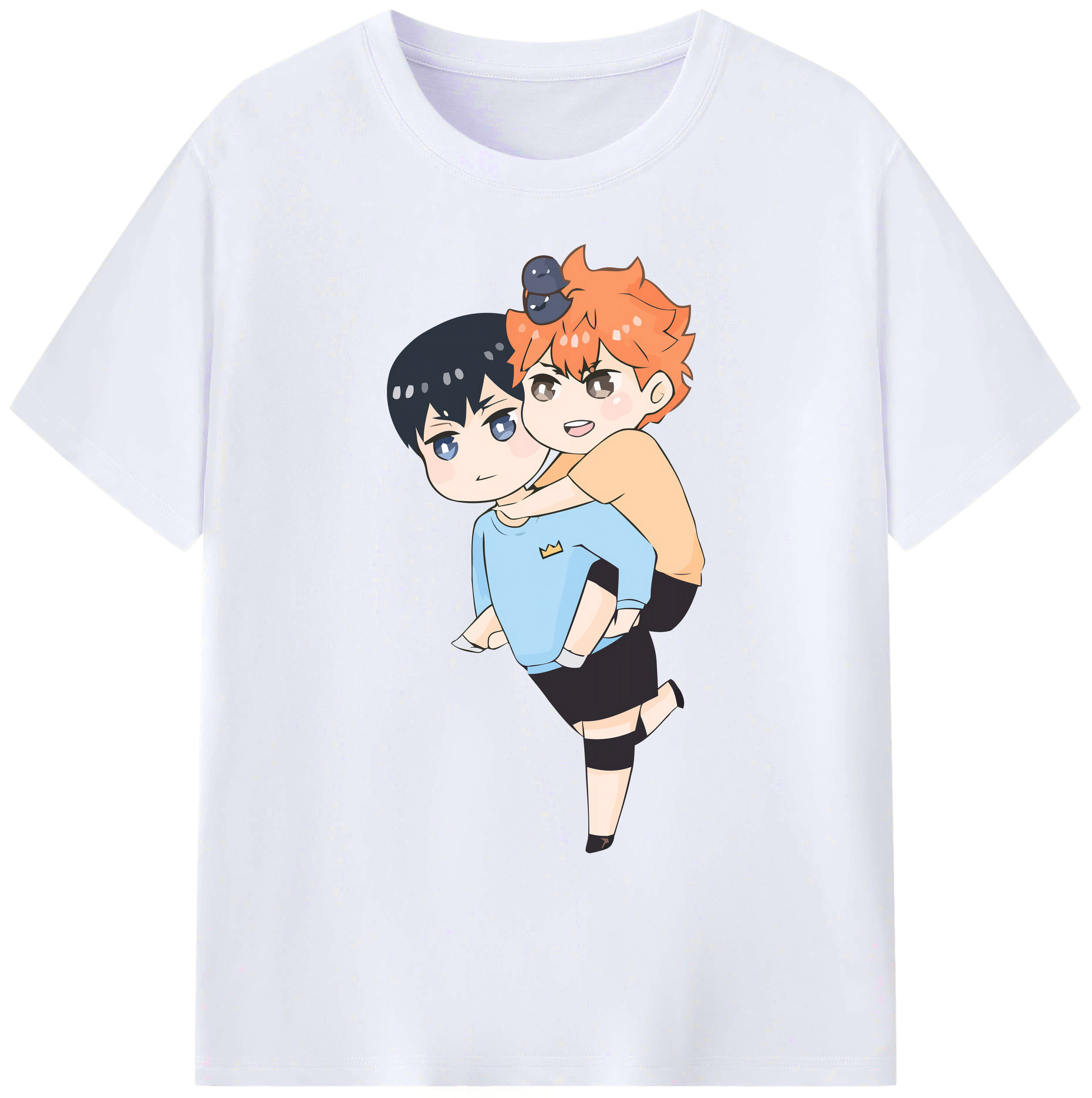 （画像用） ハイキュー!! Haikyu!! 綿100％ メンズ半袖Tシャツ｜肌触りやわらか＆通気性