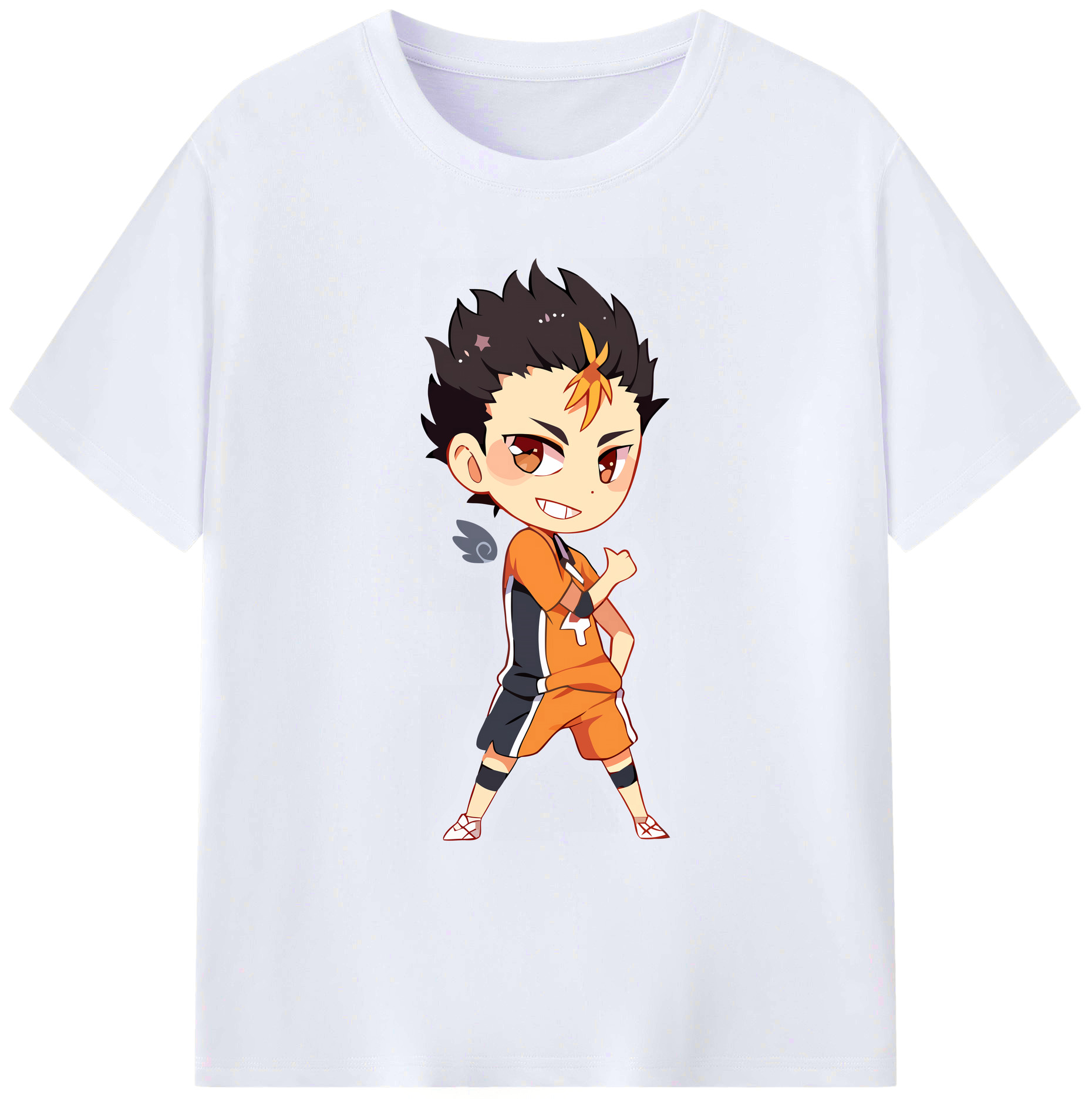 （画像用） ハイキュー!! Haikyu!! 綿100％ メンズ半袖Tシャツ｜肌触りやわらか＆通気性