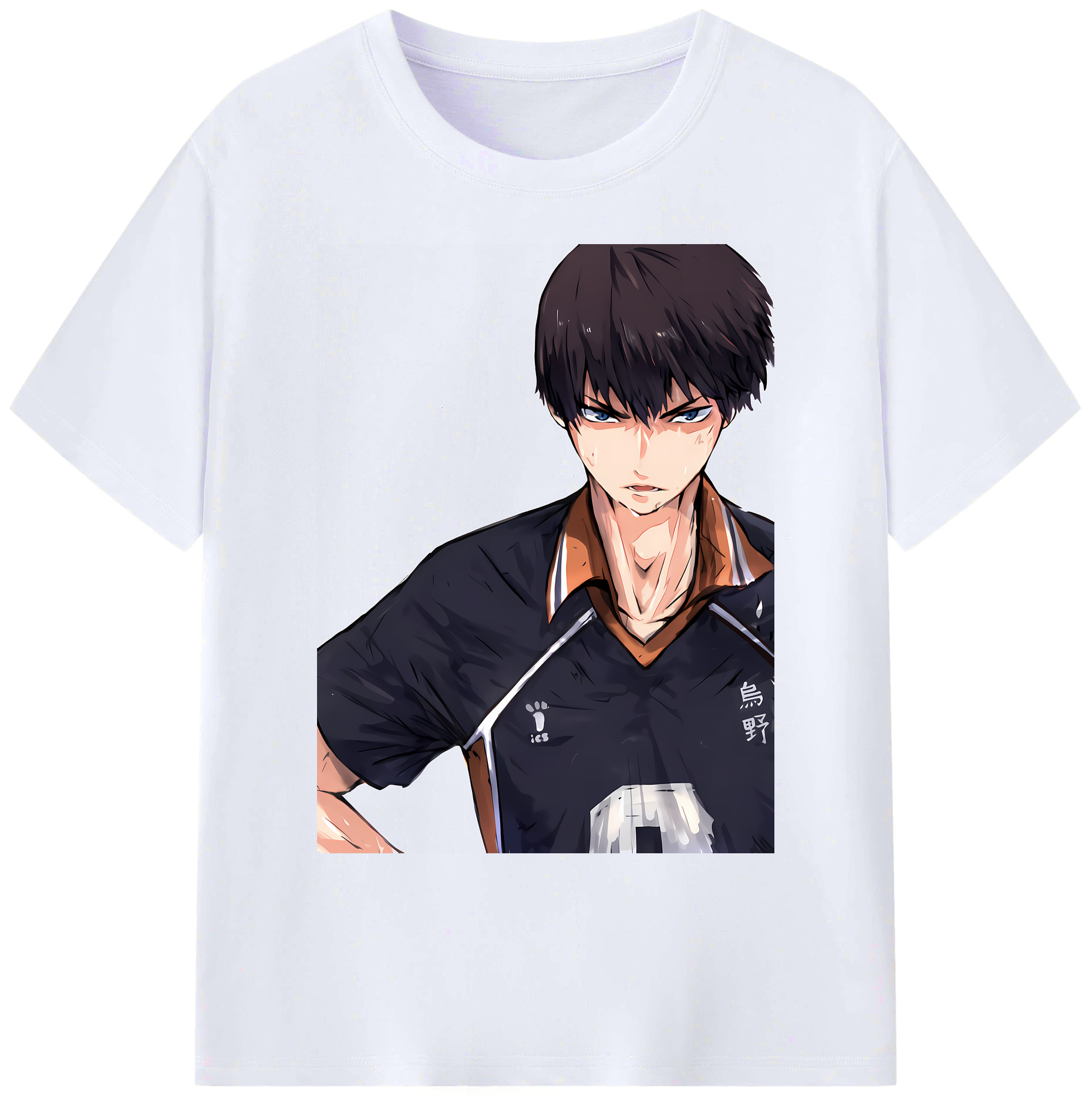（画像用） ハイキュー!! Haikyu!! 綿100％ メンズ半袖Tシャツ｜肌触りやわらか＆通気性