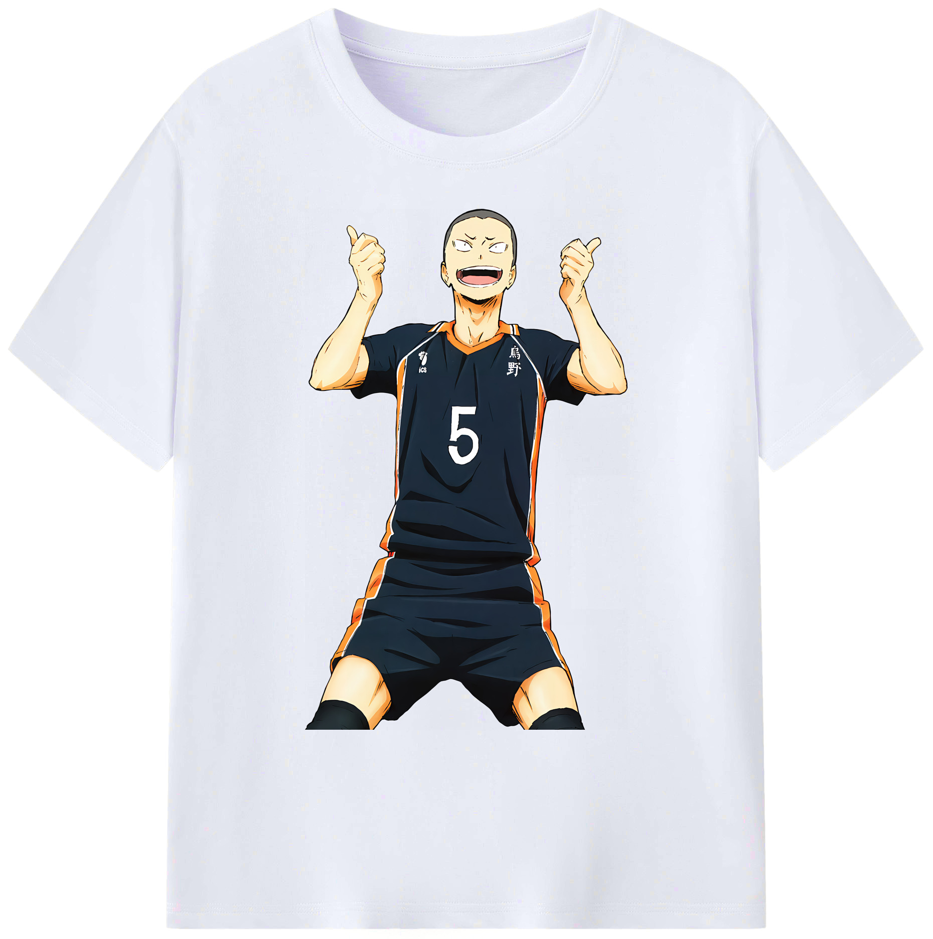 （画像用） ハイキュー!! Haikyu!! 綿100％ メンズ半袖Tシャツ｜肌触りやわらか＆通気性
