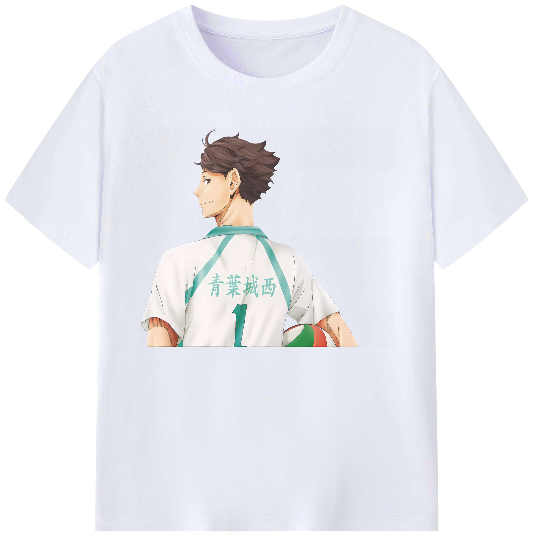 （画像用） ハイキュー!! Haikyu!! 綿100％ メンズ半袖Tシャツ｜肌触りやわらか＆通気性