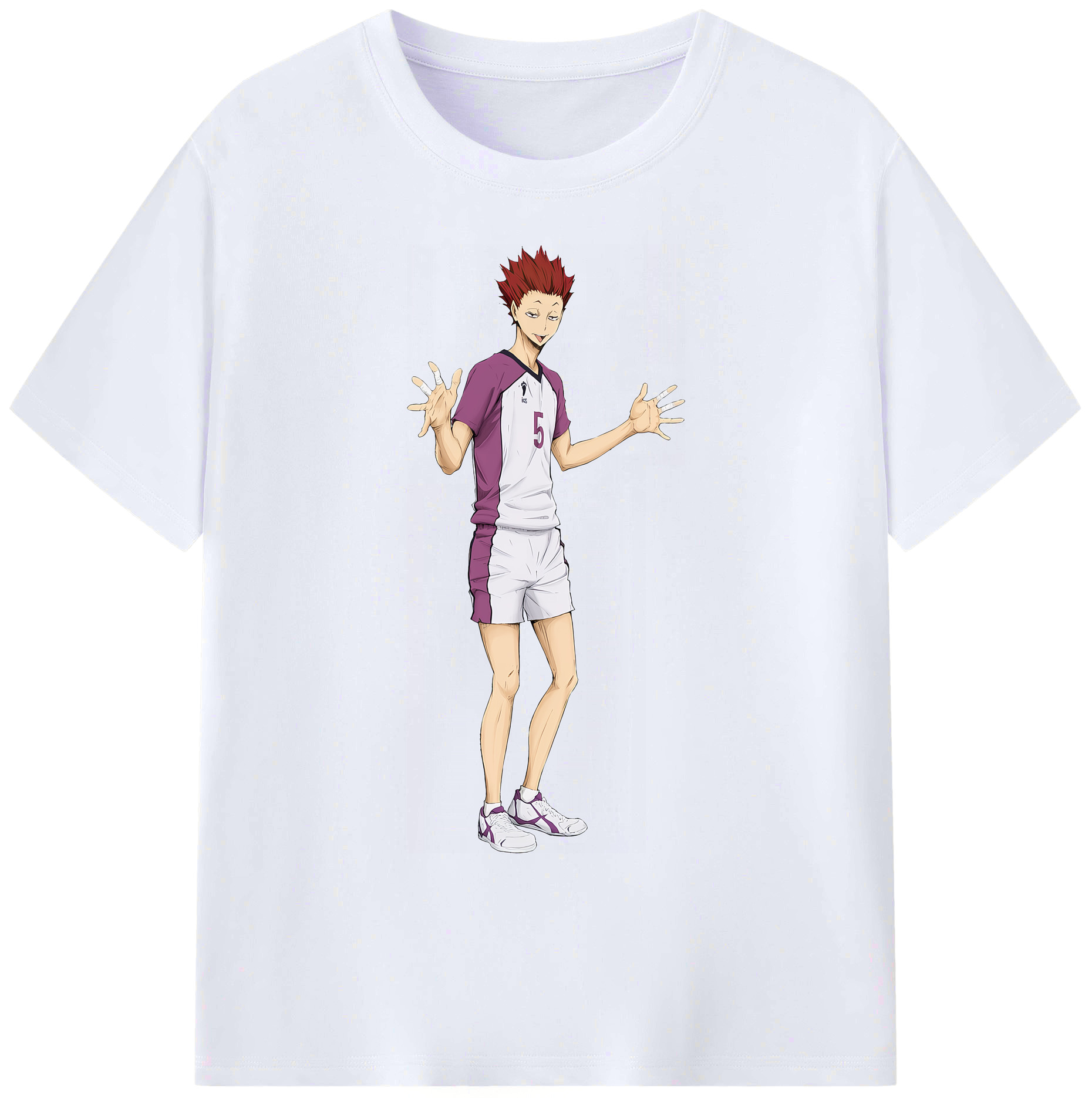 （画像用） ハイキュー!! Haikyu!! 綿100％ メンズ半袖Tシャツ｜肌触りやわらか＆通気性