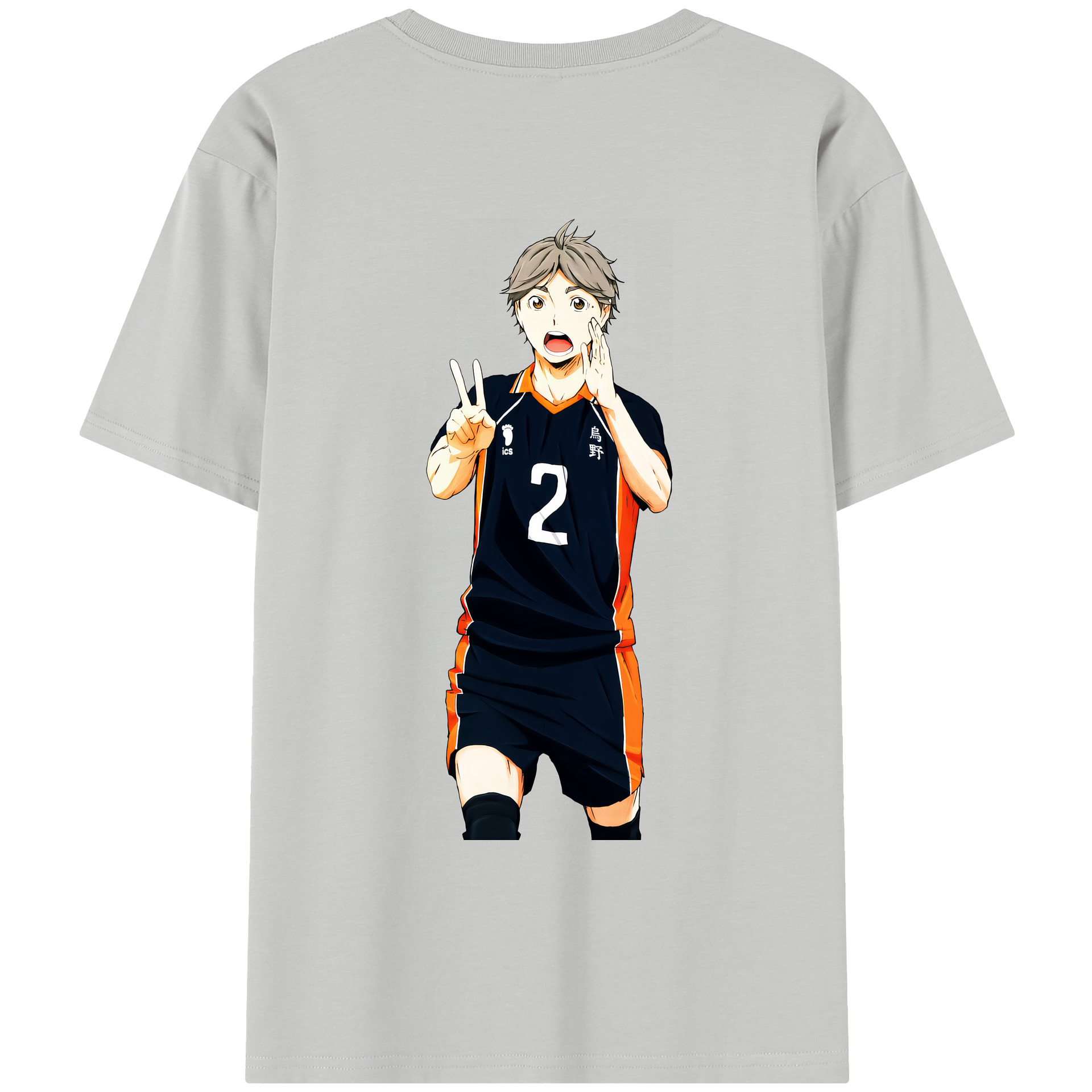 （画像用） ハイキュー!! Haikyu!! レディース半袖Tシャツ(バックプリント)