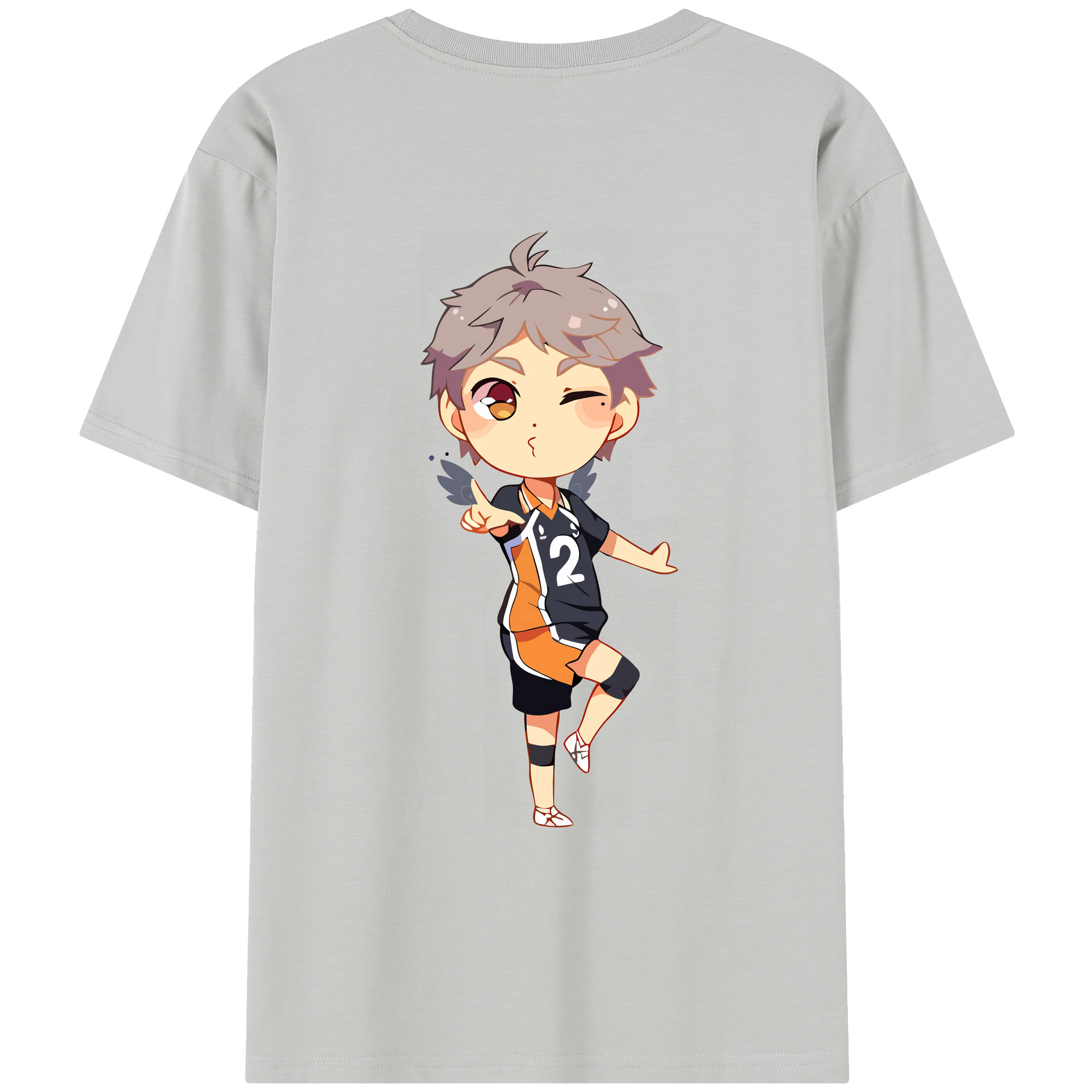 （画像用） ハイキュー!! Haikyu!! レディース半袖Tシャツ(バックプリント)
