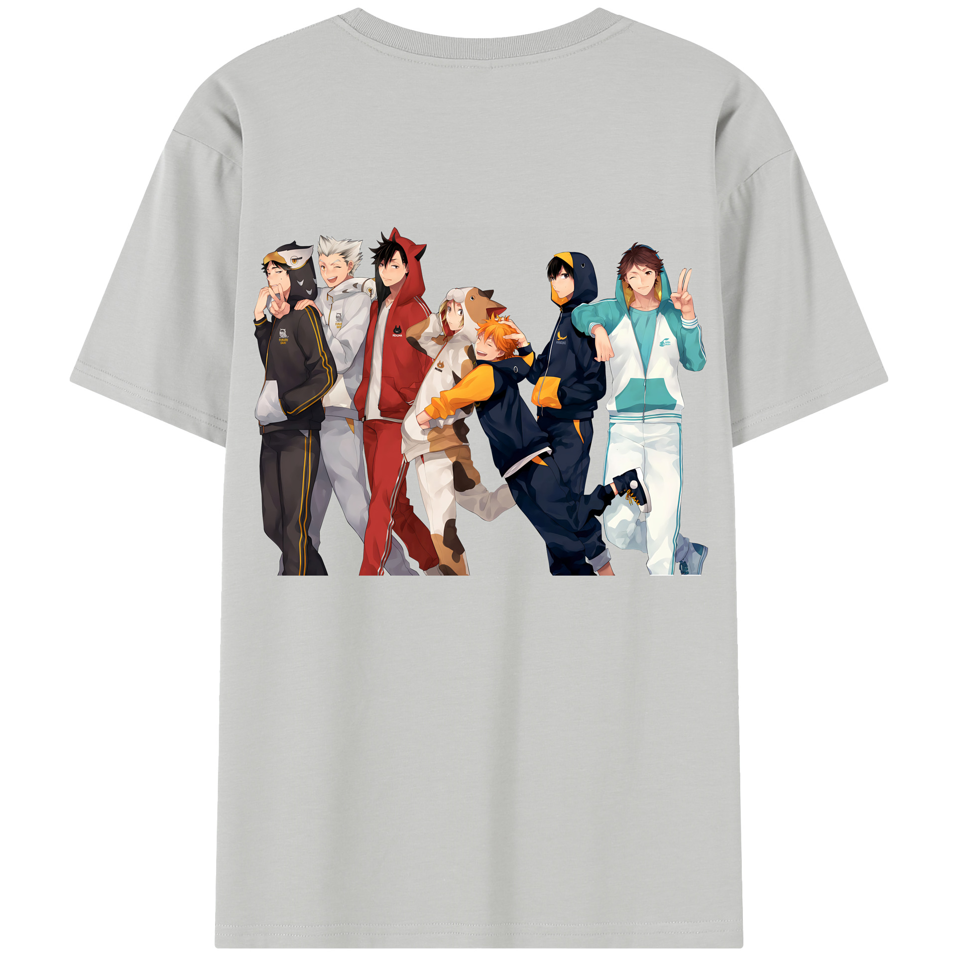 （画像用） ハイキュー!! Haikyu!! レディース半袖Tシャツ(バックプリント)
