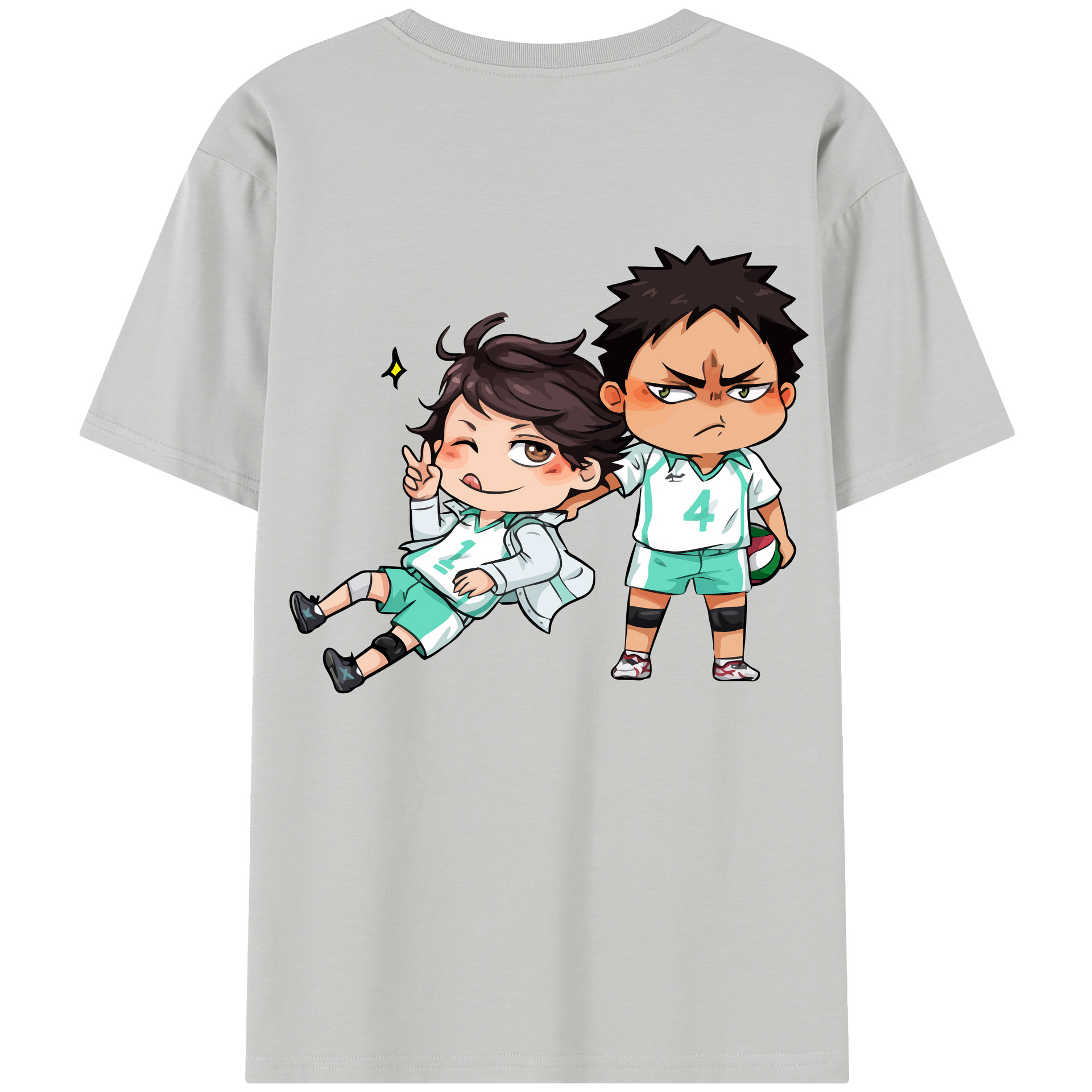 （画像用） ハイキュー!! Haikyu!! レディース半袖Tシャツ(バックプリント)