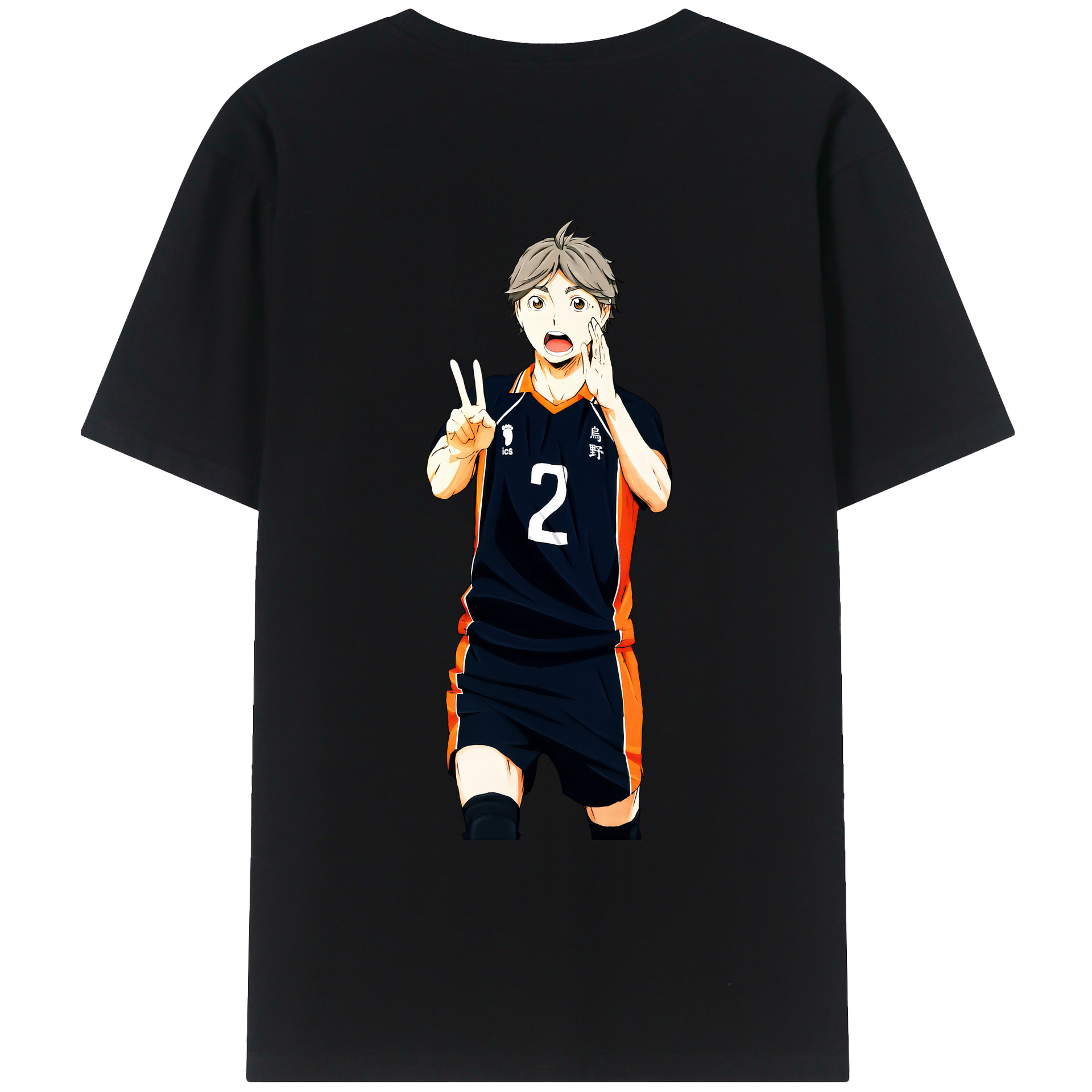 （画像用） ハイキュー!! Haikyu!! レディース半袖Tシャツ(バックプリント)