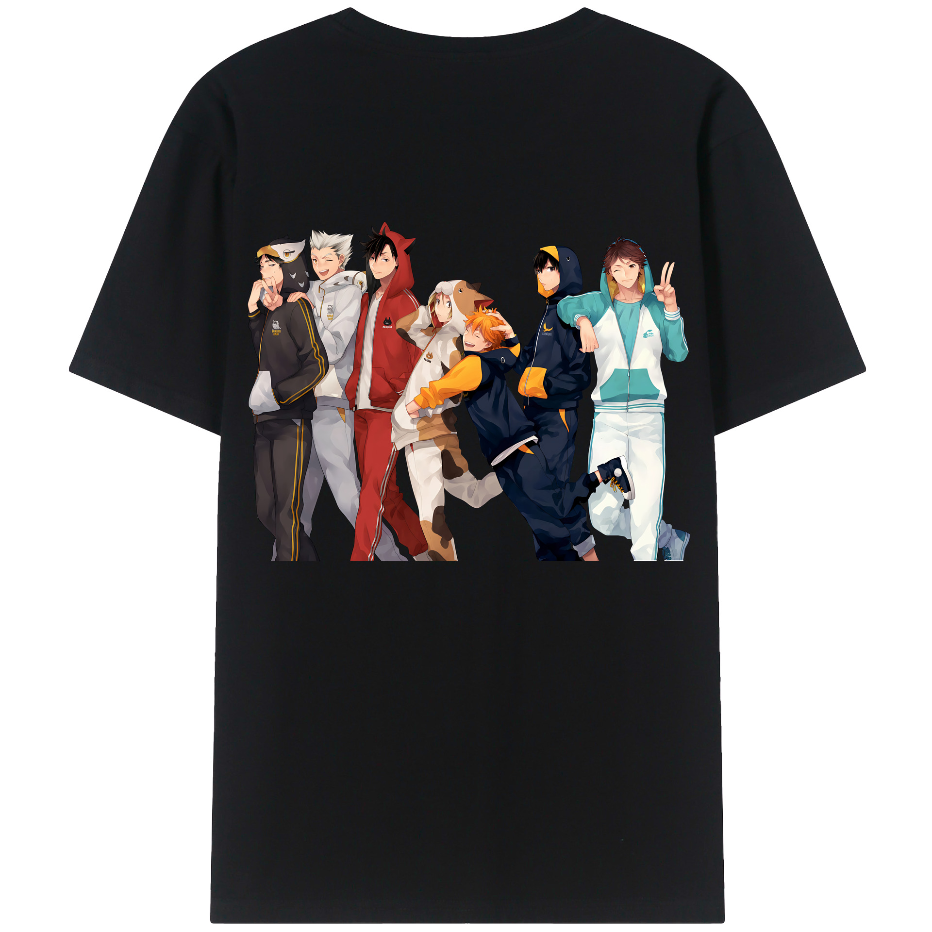 （画像用） ハイキュー!! Haikyu!! レディース半袖Tシャツ(バックプリント)