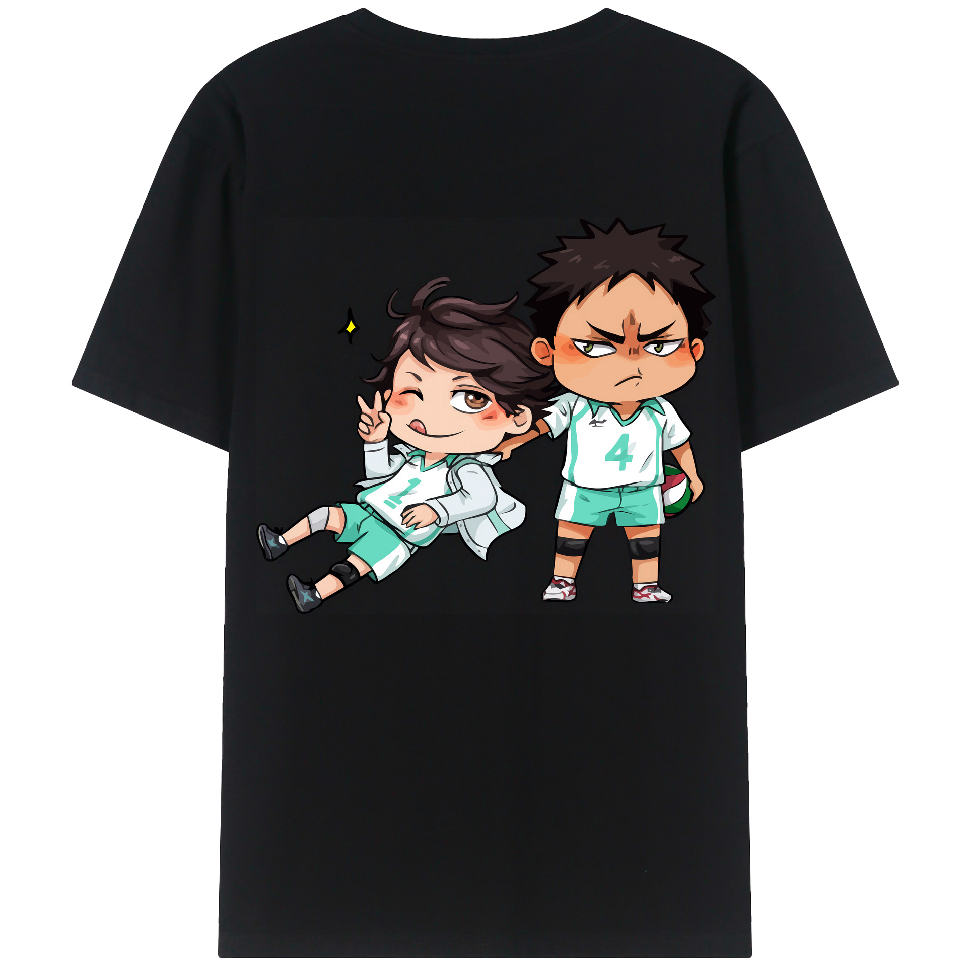 （画像用） ハイキュー!! Haikyu!! レディース半袖Tシャツ(バックプリント)