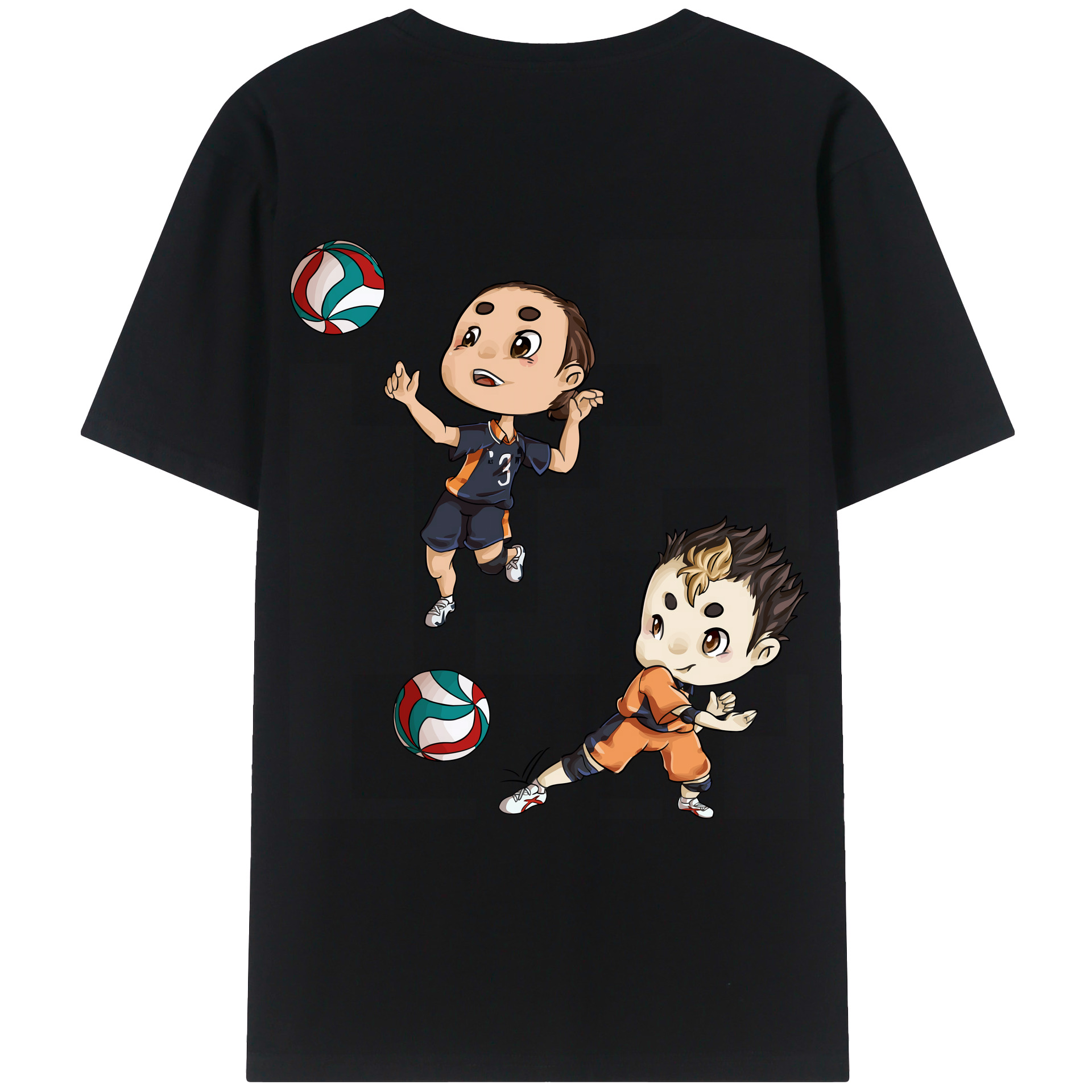 （画像用） ハイキュー!! Haikyu!! レディース半袖Tシャツ(バックプリント)
