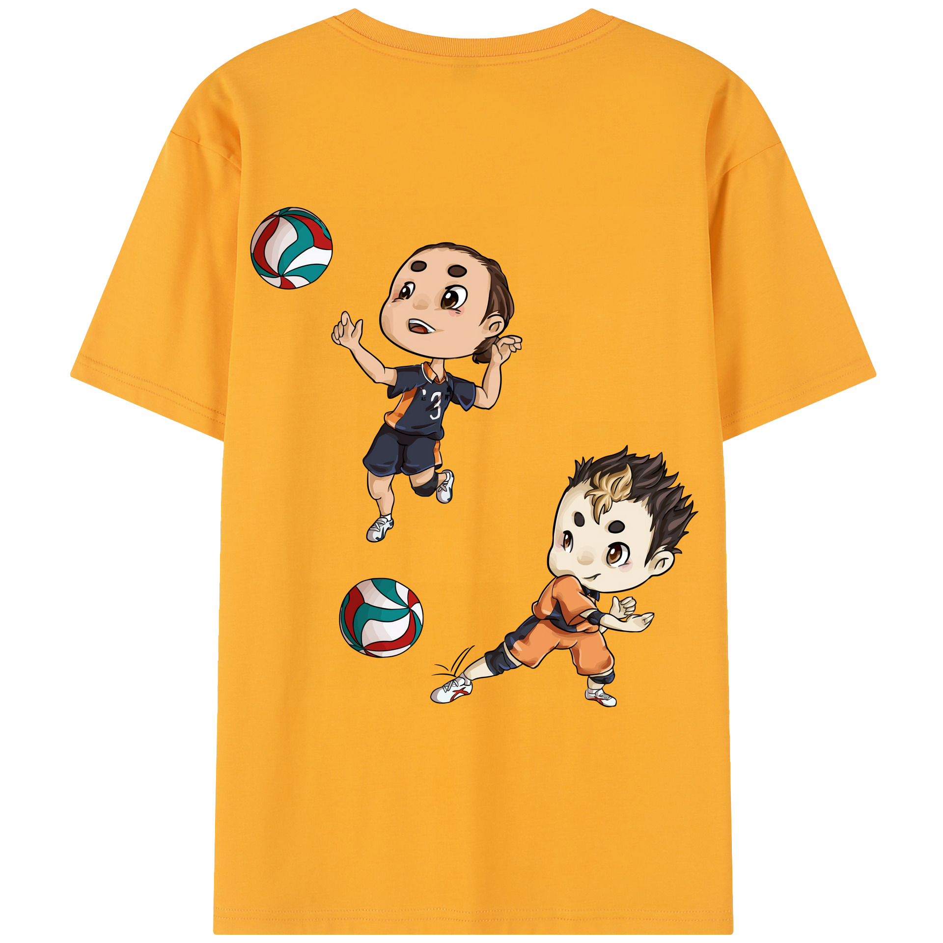 （画像用） ハイキュー!! Haikyu!! レディース半袖Tシャツ(バックプリント)