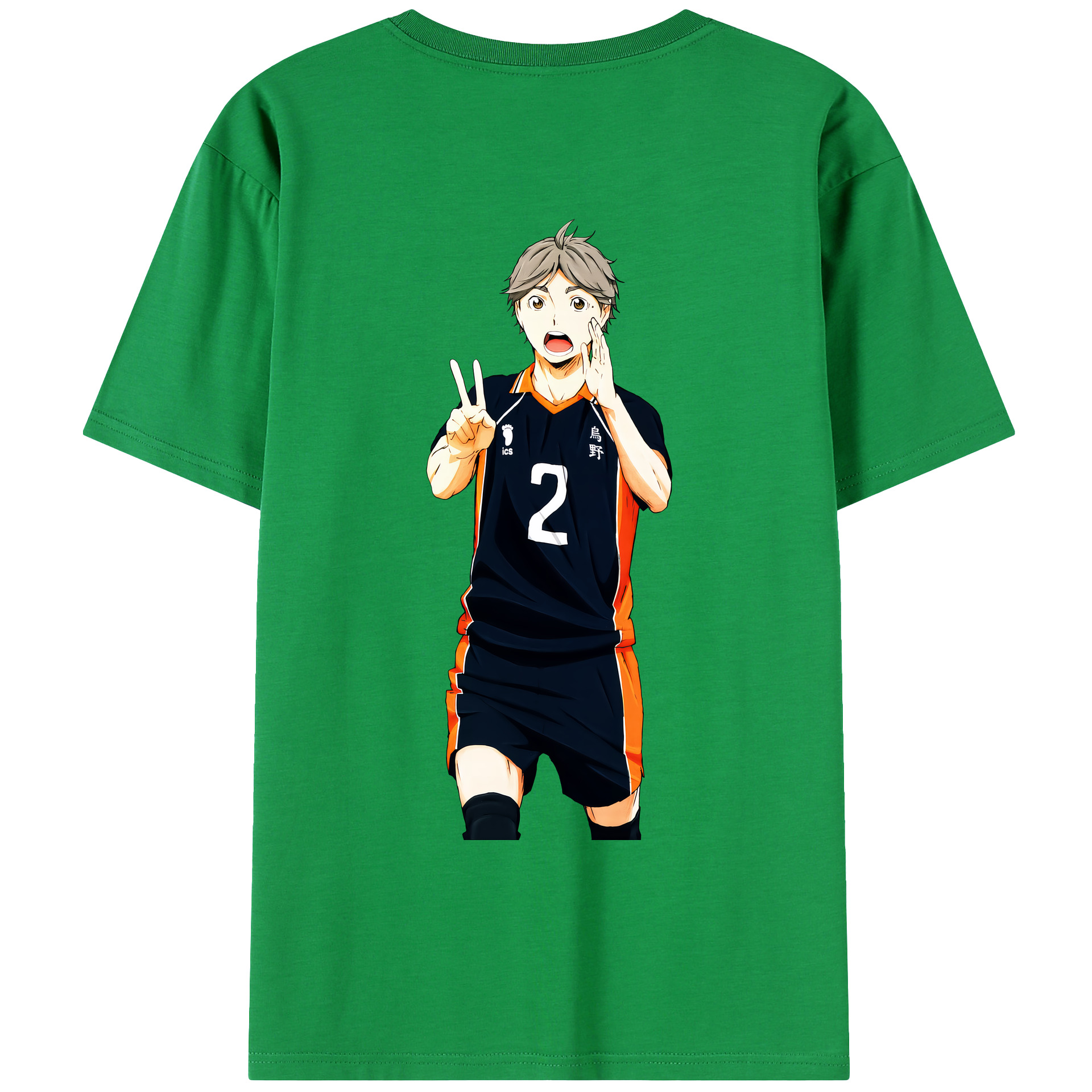 （画像用） ハイキュー!! Haikyu!! レディース半袖Tシャツ(バックプリント)
