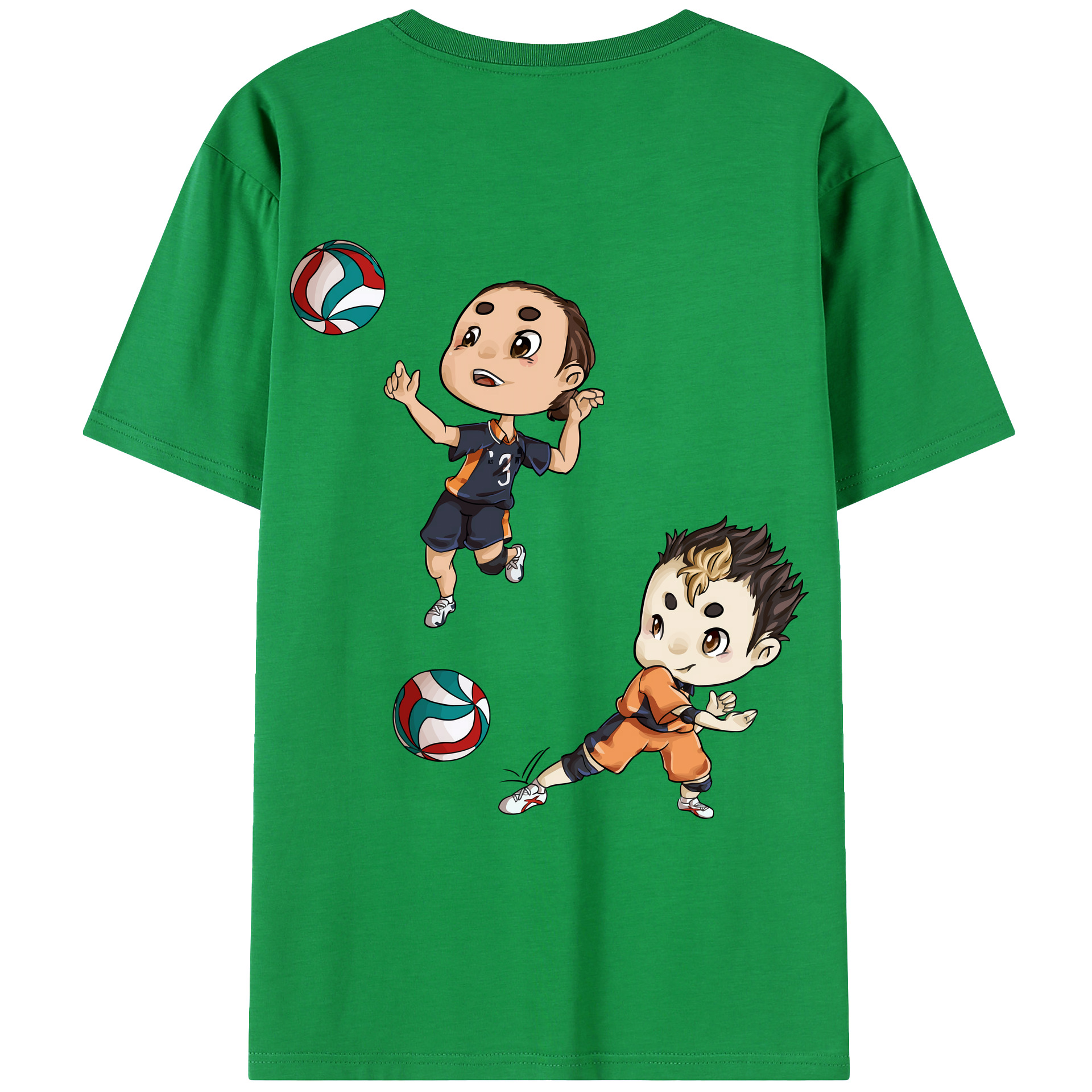 （画像用） ハイキュー!! Haikyu!! レディース半袖Tシャツ(バックプリント)