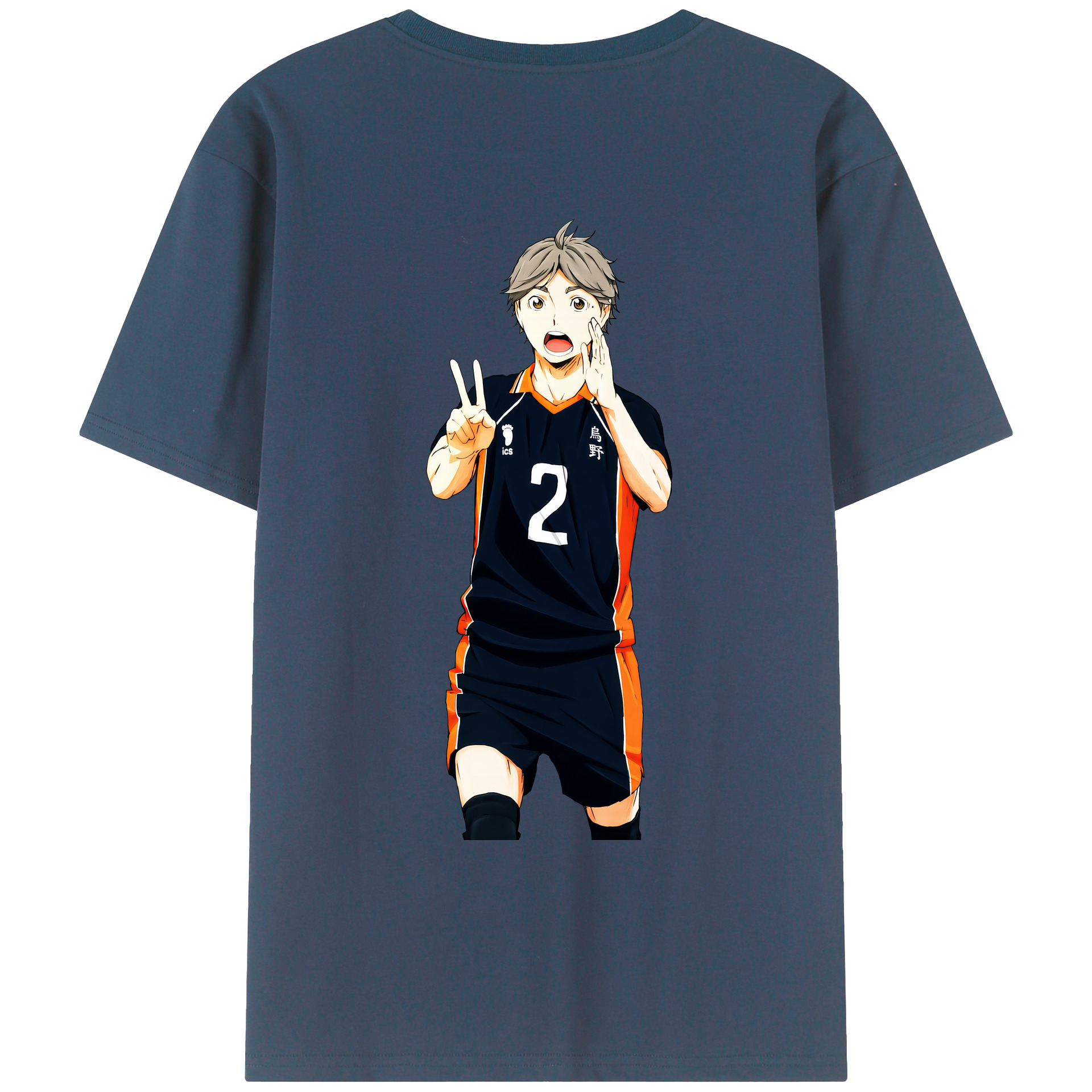 （画像用） ハイキュー!! Haikyu!! レディース半袖Tシャツ(バックプリント)