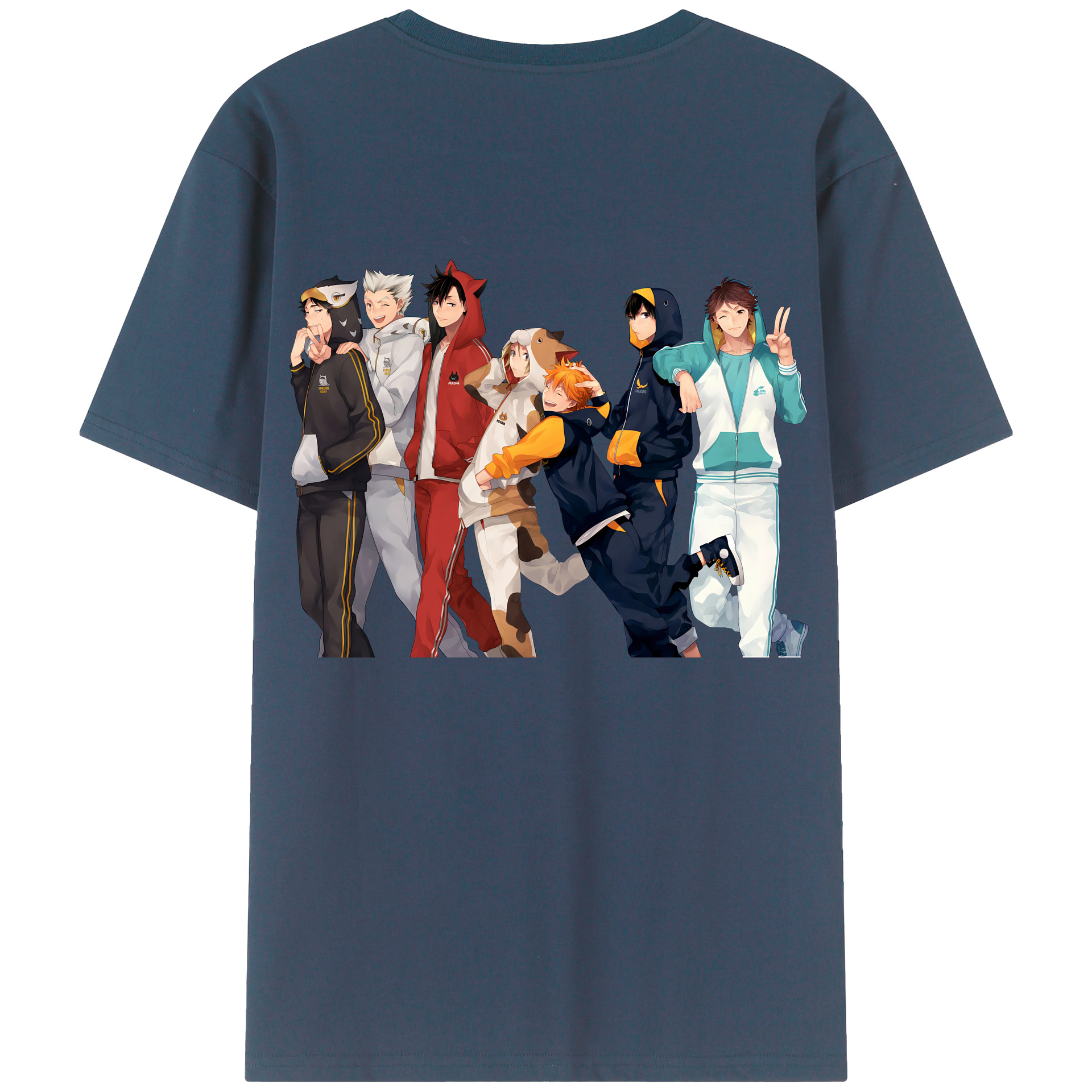 （画像用） ハイキュー!! Haikyu!! レディース半袖Tシャツ(バックプリント)