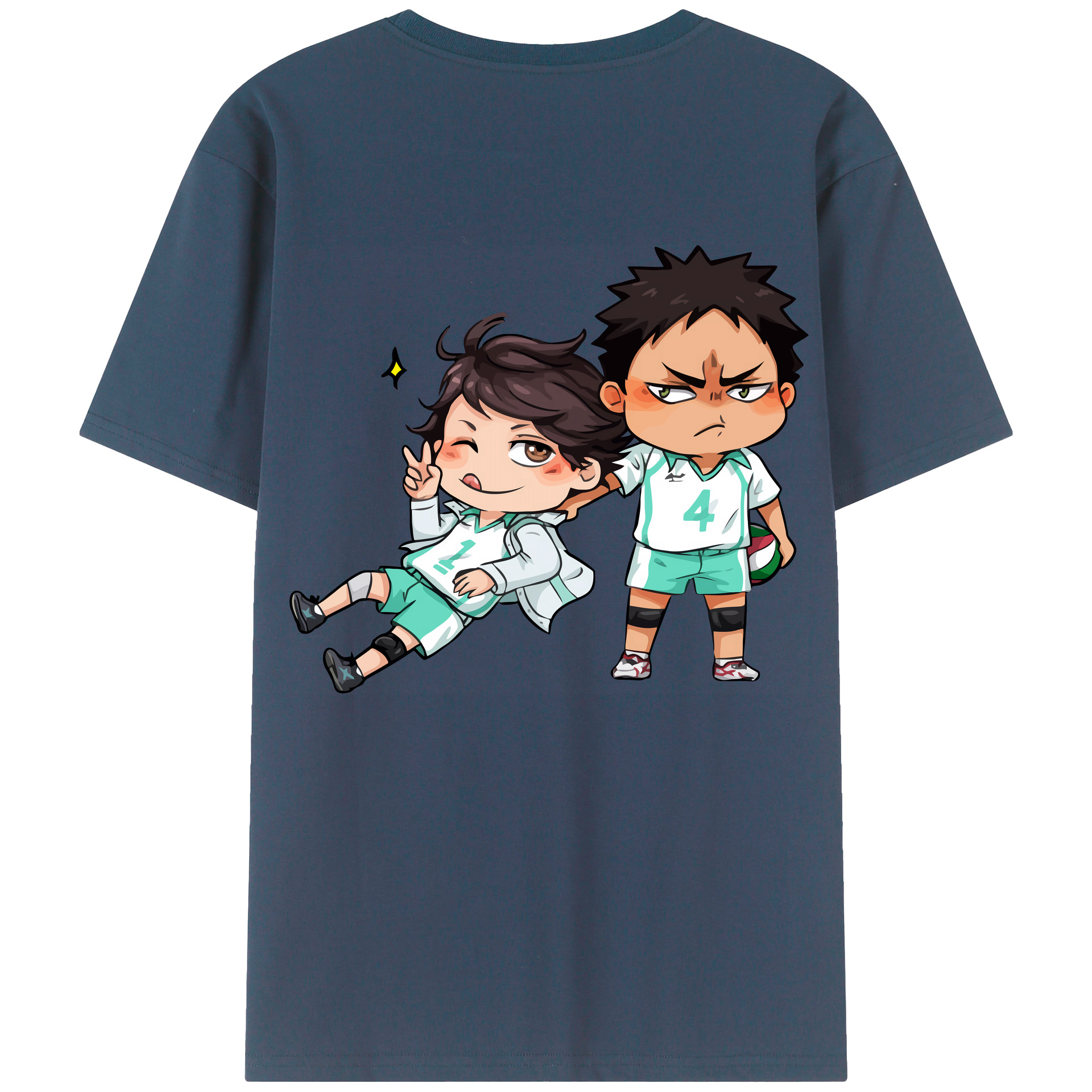 （画像用） ハイキュー!! Haikyu!! レディース半袖Tシャツ(バックプリント)