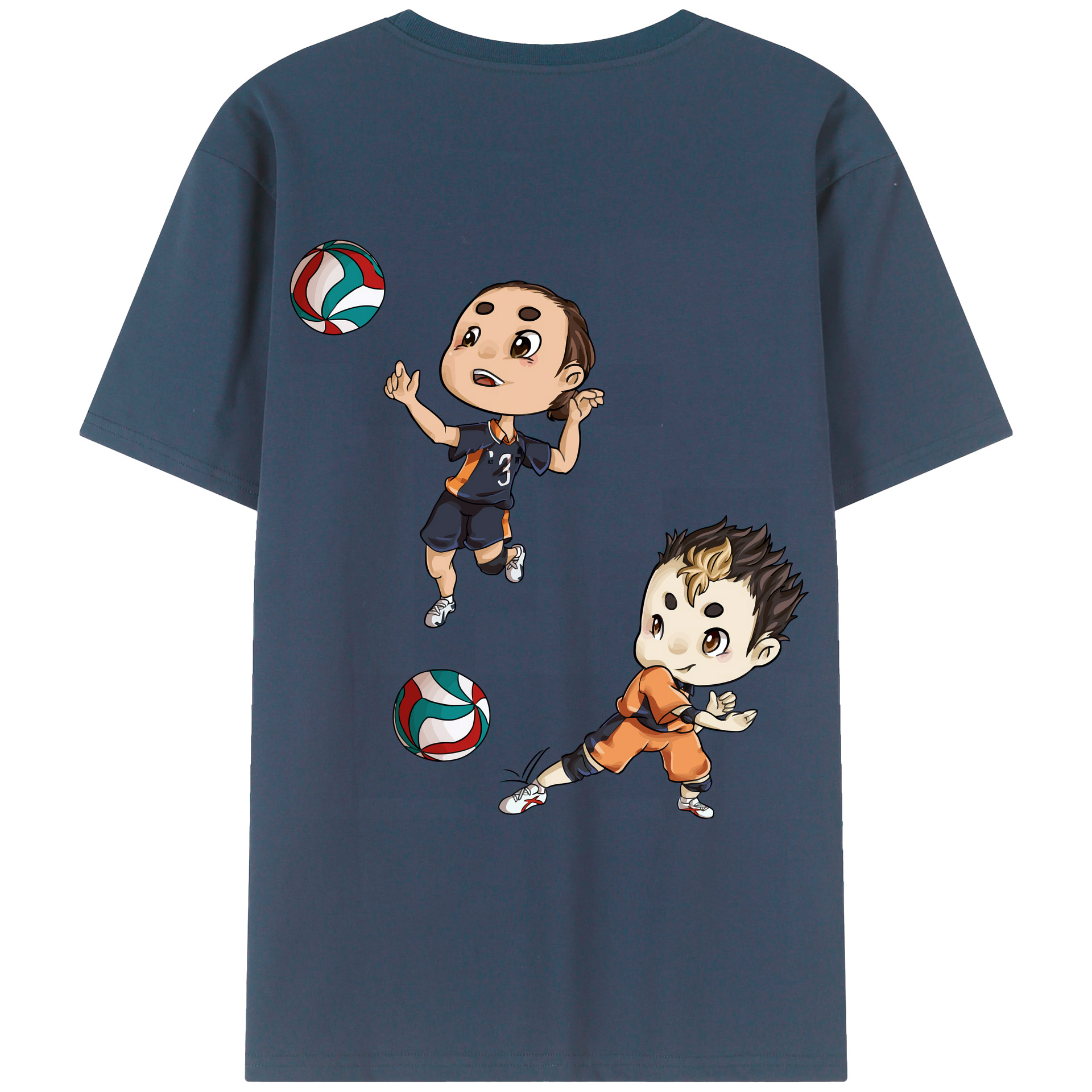 （画像用） ハイキュー!! Haikyu!! レディース半袖Tシャツ(バックプリント)
