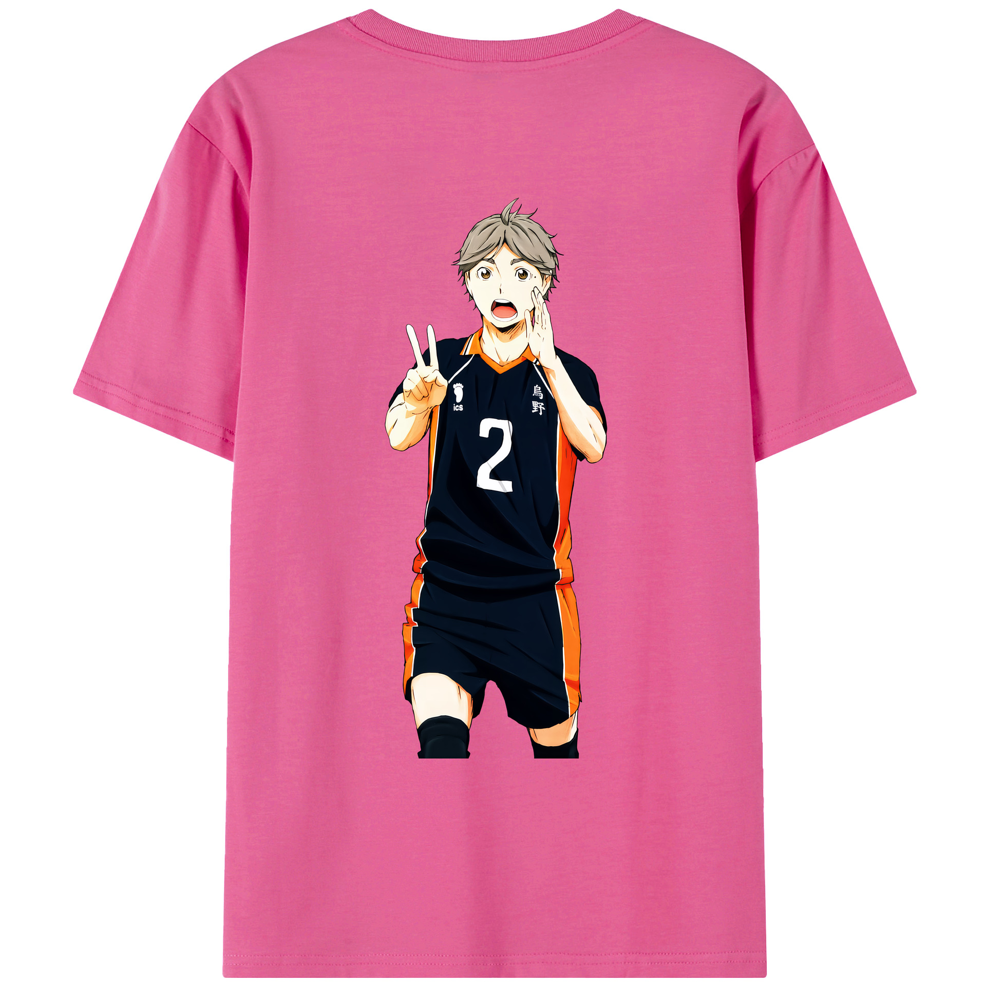 （画像用） ハイキュー!! Haikyu!! レディース半袖Tシャツ(バックプリント)