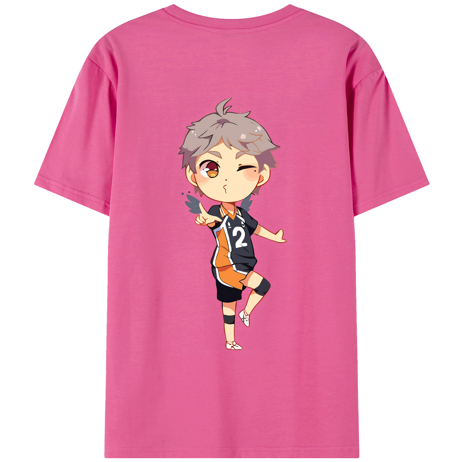 （画像用） ハイキュー!! Haikyu!! レディース半袖Tシャツ(バックプリント)