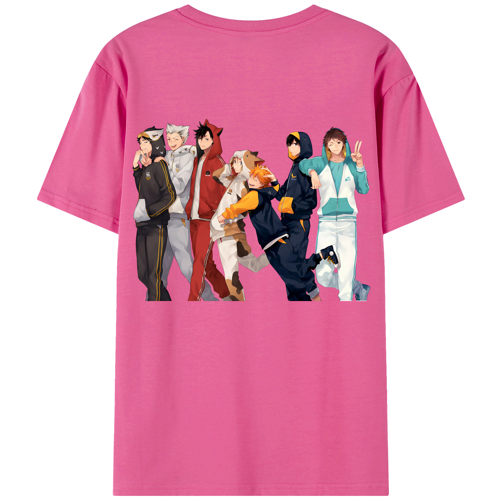 （画像用） ハイキュー!! Haikyu!! レディース半袖Tシャツ(バックプリント)