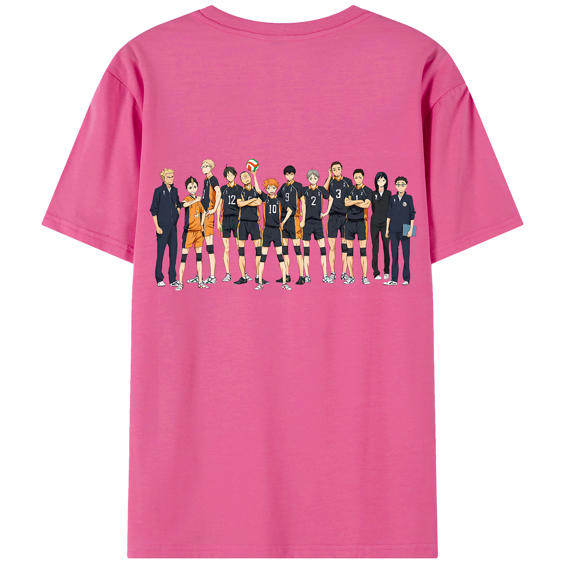 （画像用） ハイキュー!! Haikyu!! レディース半袖Tシャツ(バックプリント)