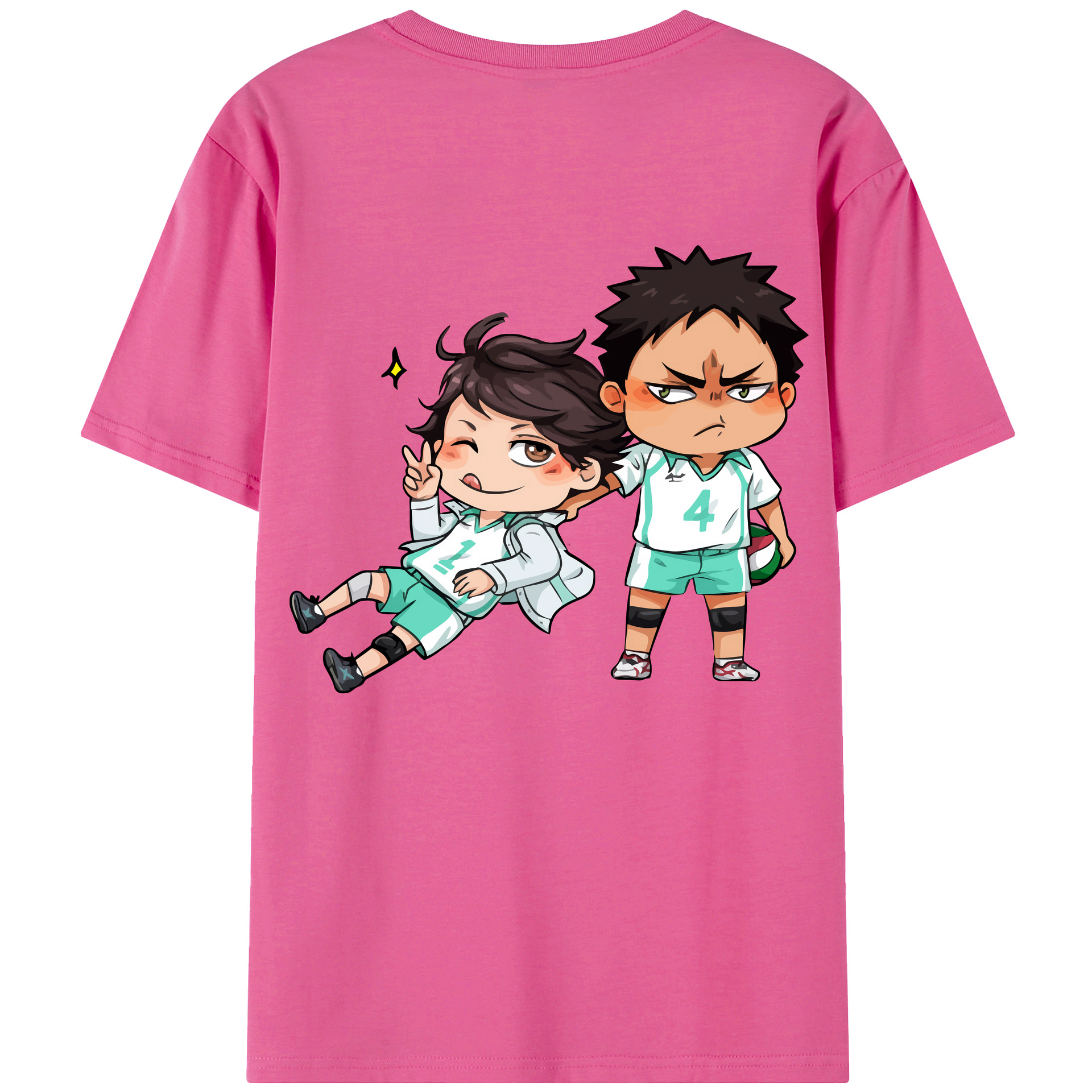 （画像用） ハイキュー!! Haikyu!! レディース半袖Tシャツ(バックプリント)