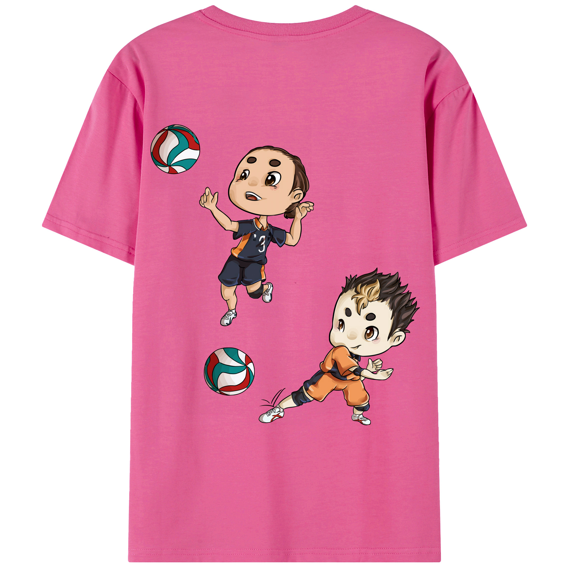 （画像用） ハイキュー!! Haikyu!! レディース半袖Tシャツ(バックプリント)