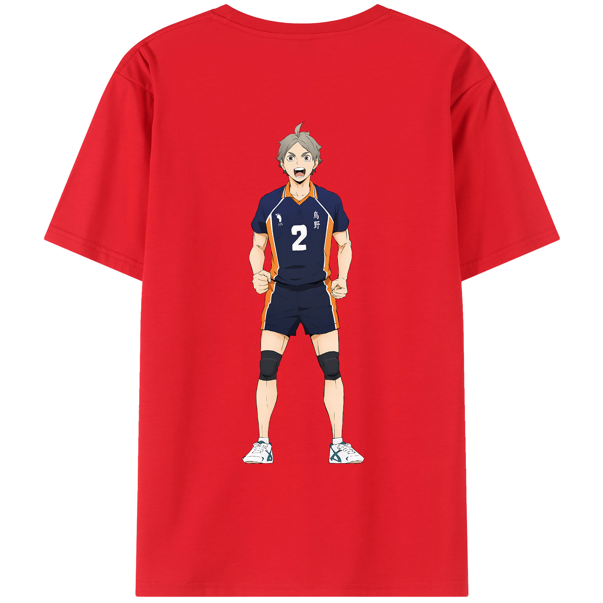 （画像用） ハイキュー!! Haikyu!! レディース半袖Tシャツ(バックプリント)