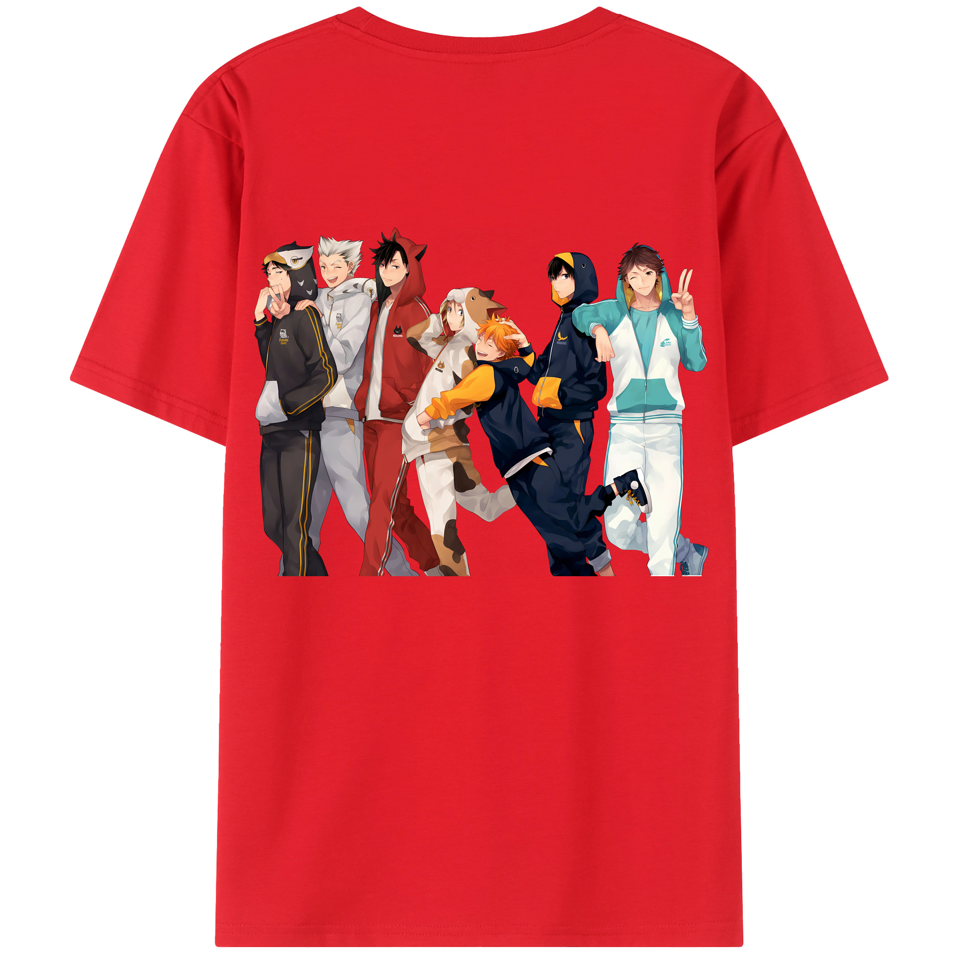 （画像用） ハイキュー!! Haikyu!! レディース半袖Tシャツ(バックプリント)