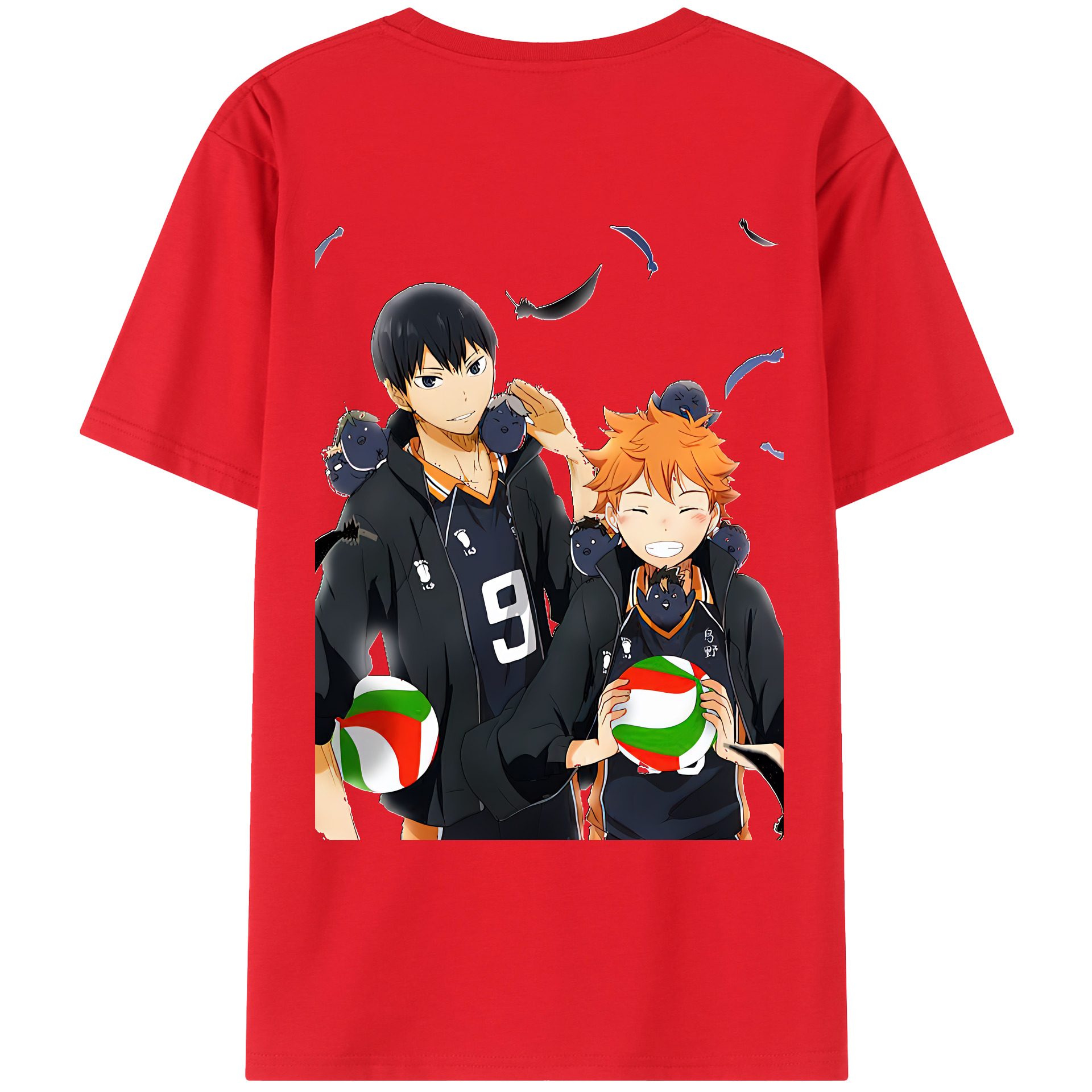 （画像用） ハイキュー!! Haikyu!! レディース半袖Tシャツ(バックプリント)