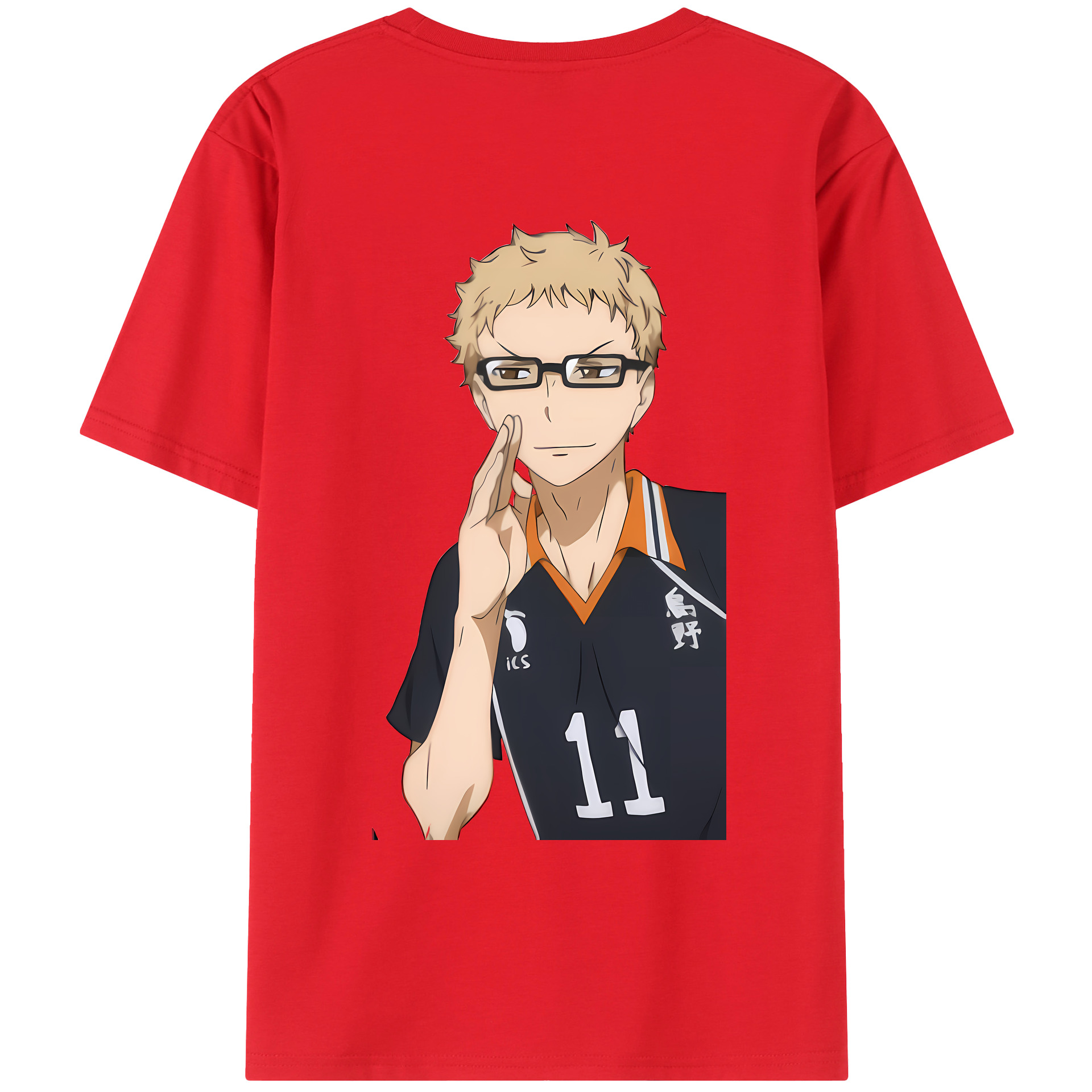 （画像用） ハイキュー!! Haikyu!! レディース半袖Tシャツ(バックプリント)